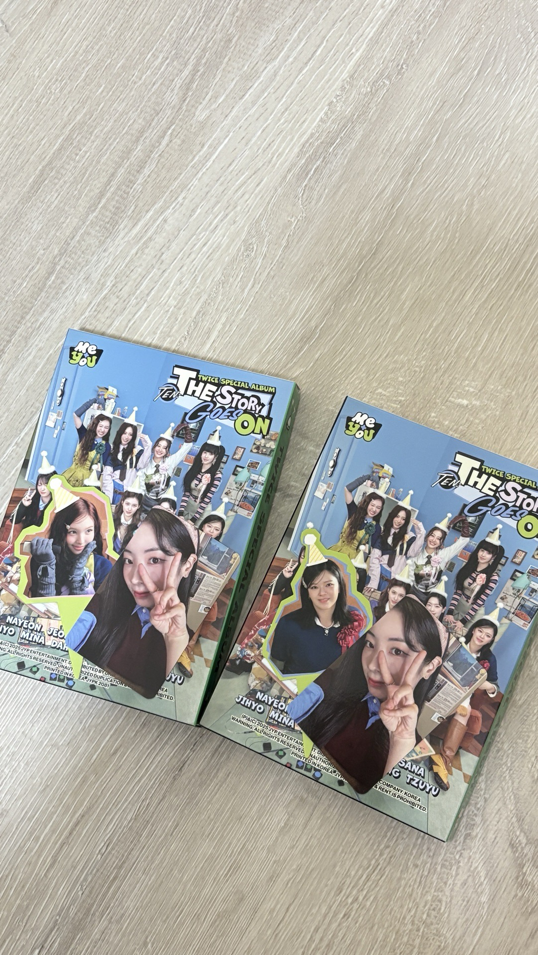 TWICE 10週年episode版已拆全專