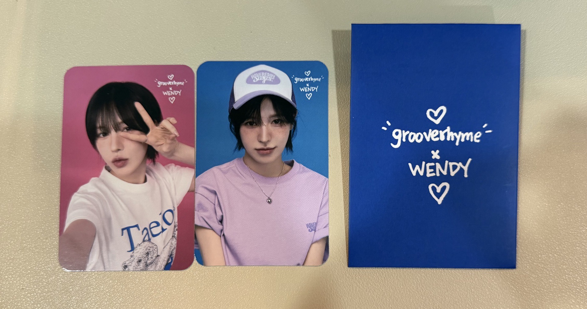 Red Velvet Wendy 代言 小卡組