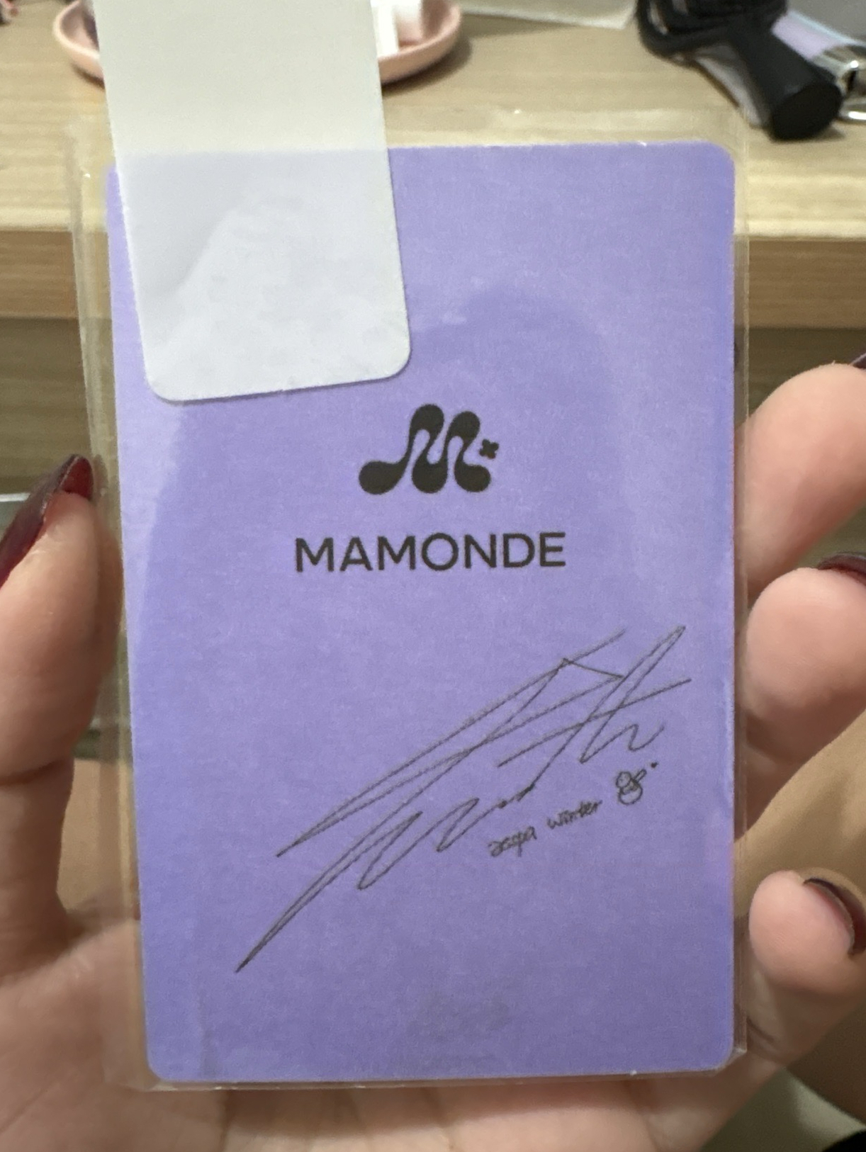 代言卡 夢妝1.0冬