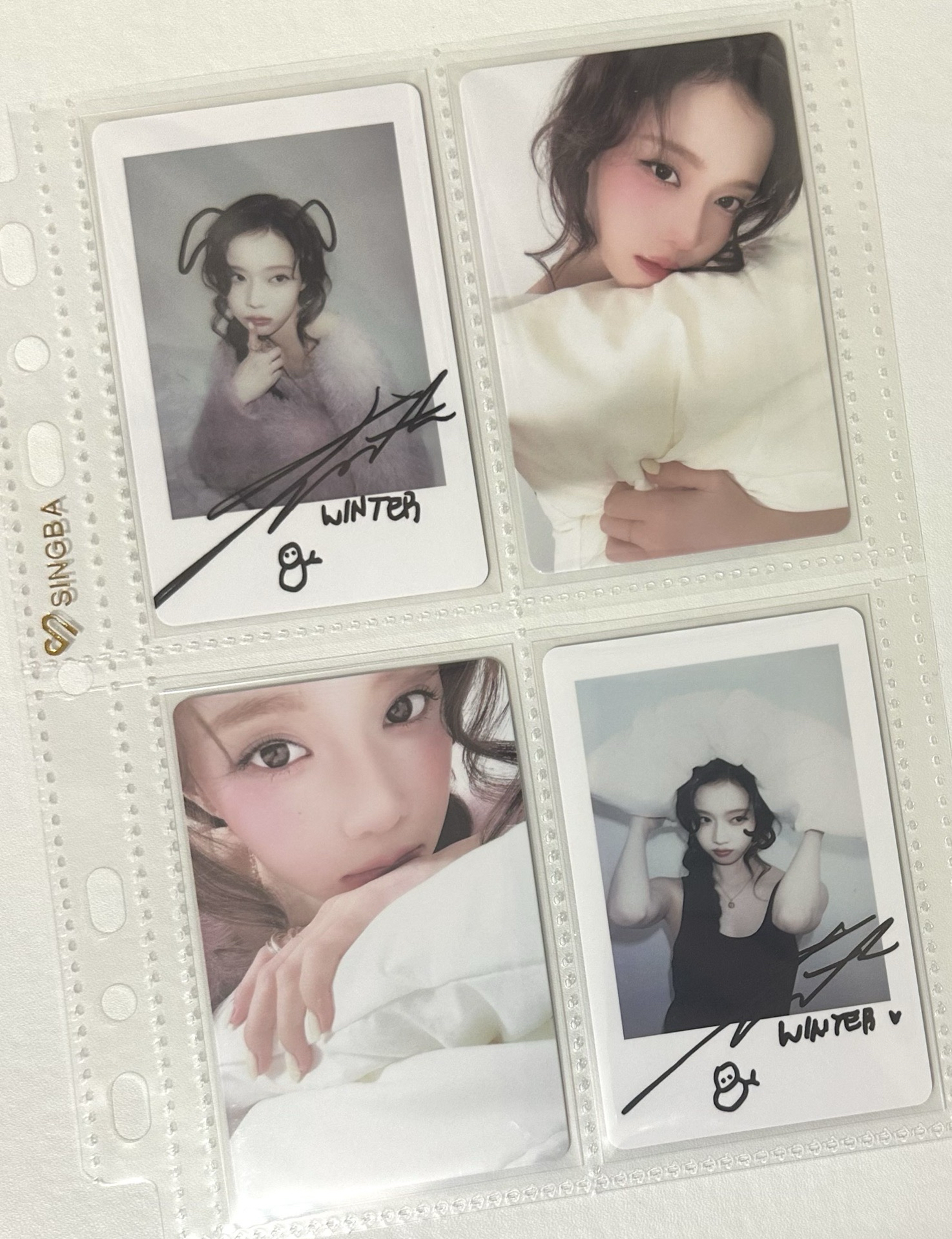   aespa winter MOEVIR雜誌卡