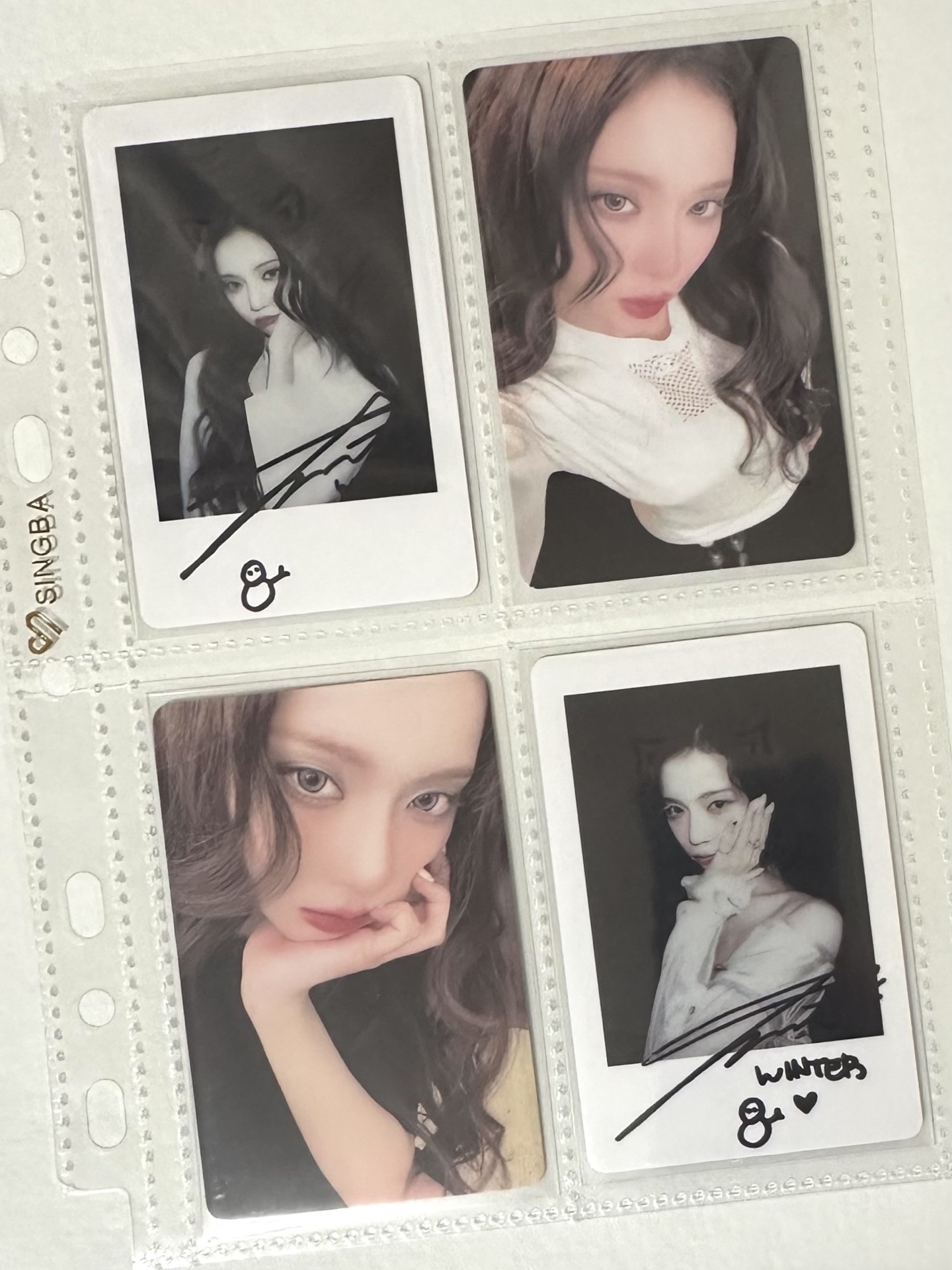   aespa winter MOEVIR雜誌卡
