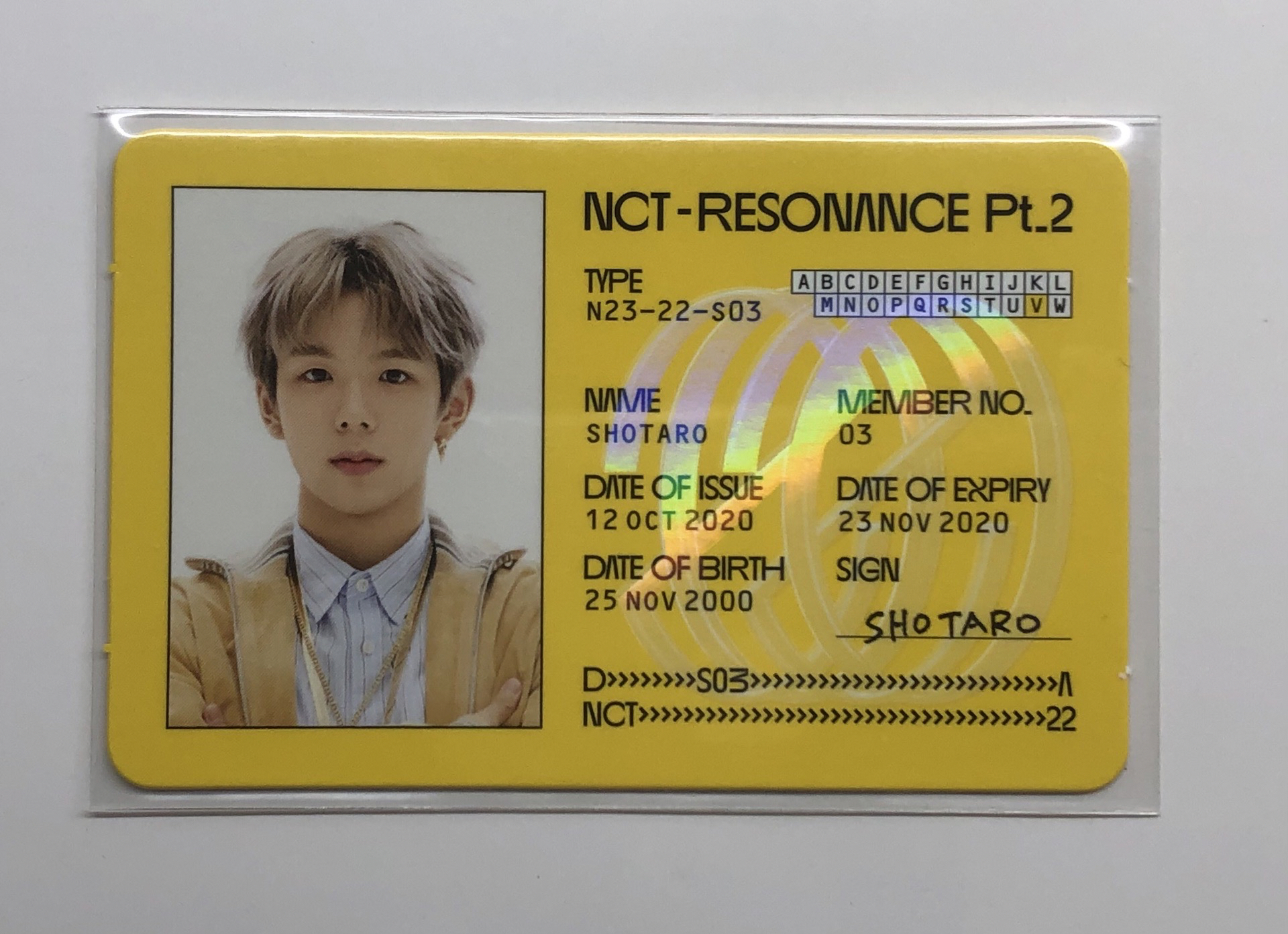 ☆NCT RESONANCE Shotaro小卡🦦