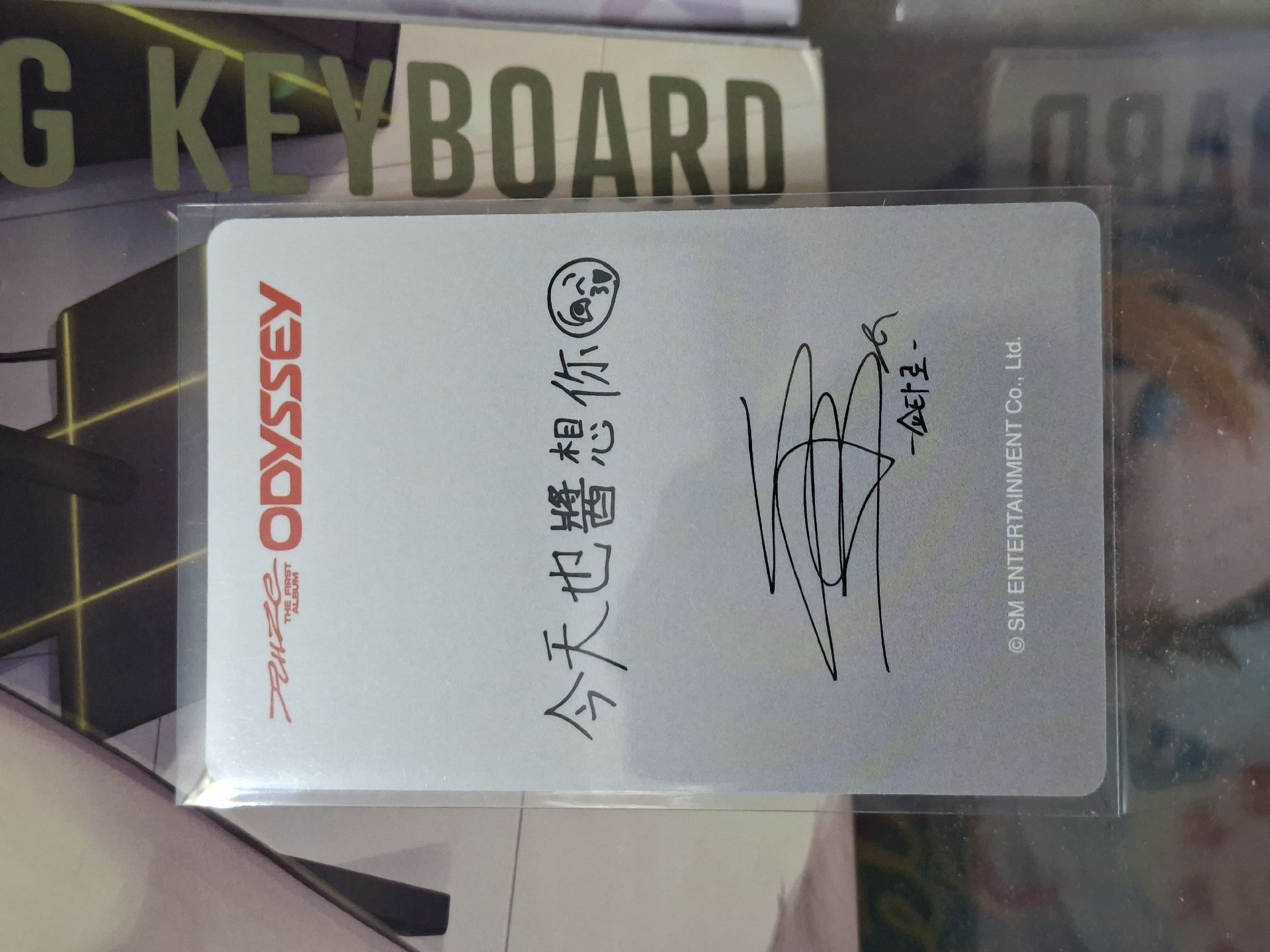 ODYSSEY km 台北 簽售卡 - 醬