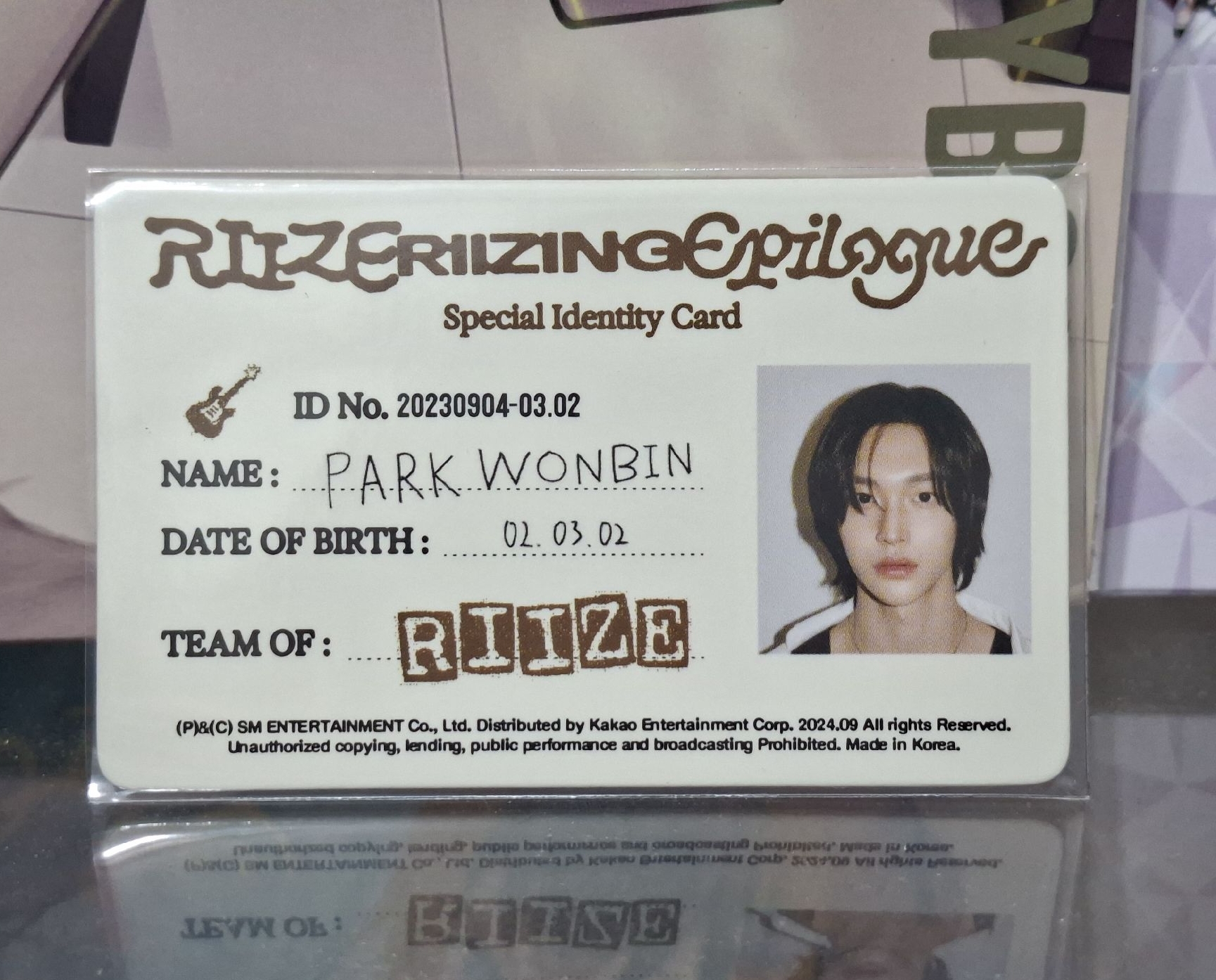 RIIZING EP 專輯卡 Travel Bag NFC - 彬