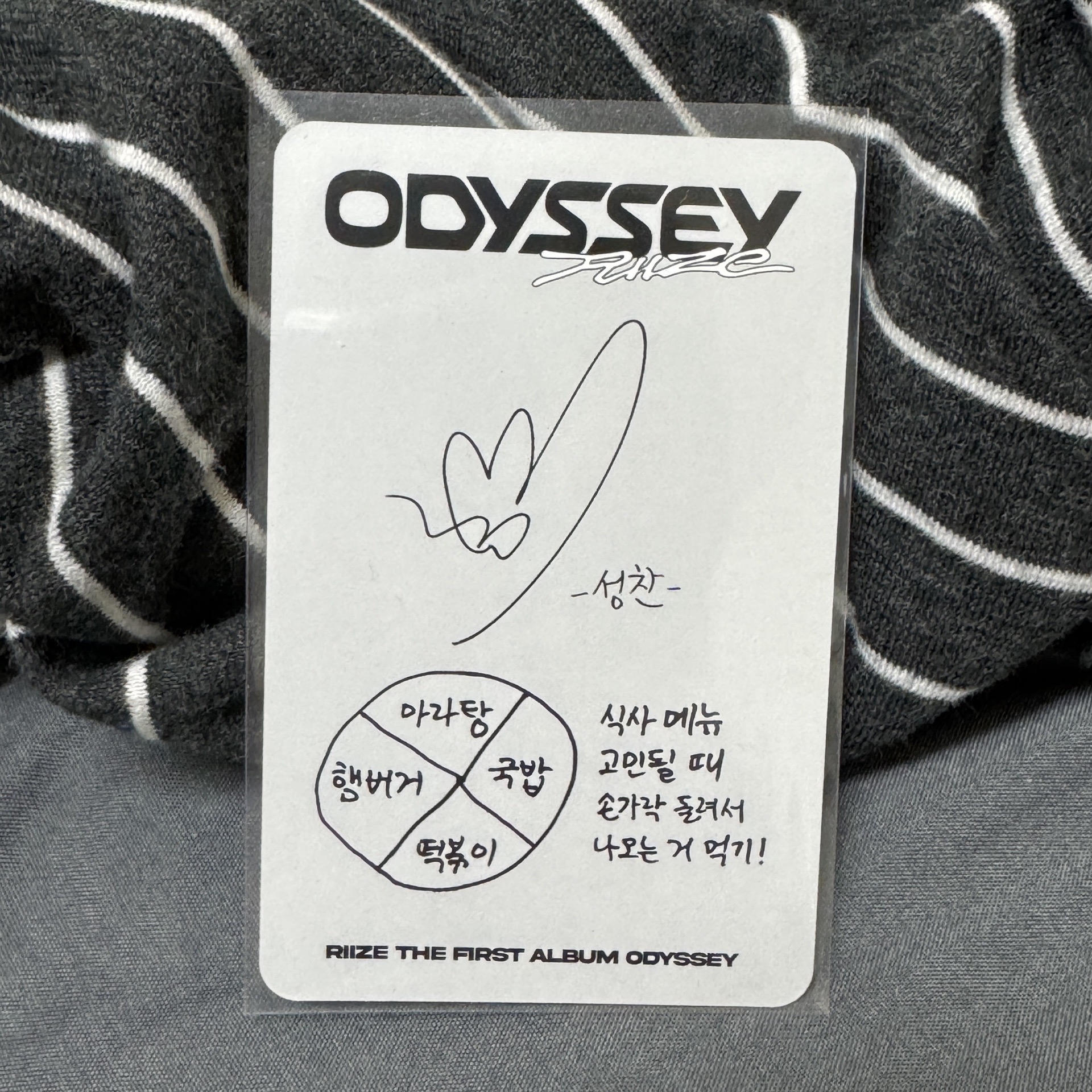 odyssey專卡成🦌（手繪卡背）贈桶單封PB&醬頭貼🧡