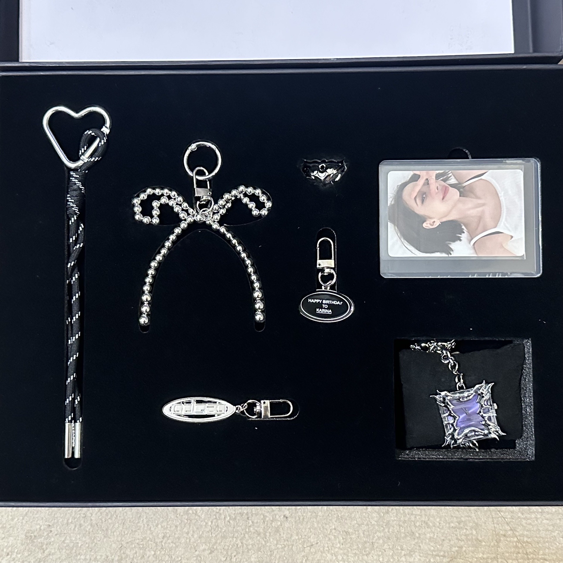 aespa 中區 生日禮盒 Karina 柚 整套全新