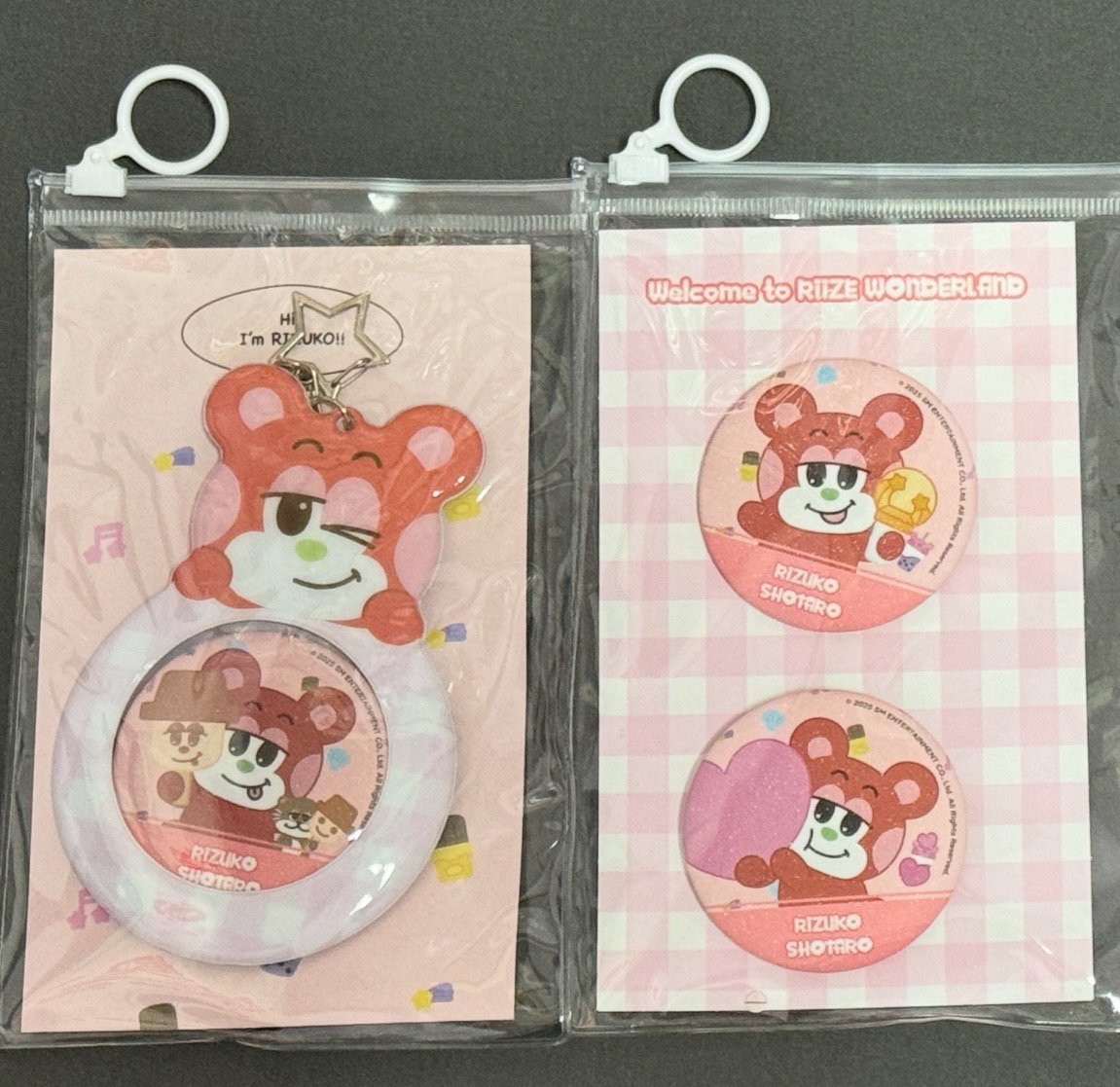 上海快閃 栗子扣徽章組