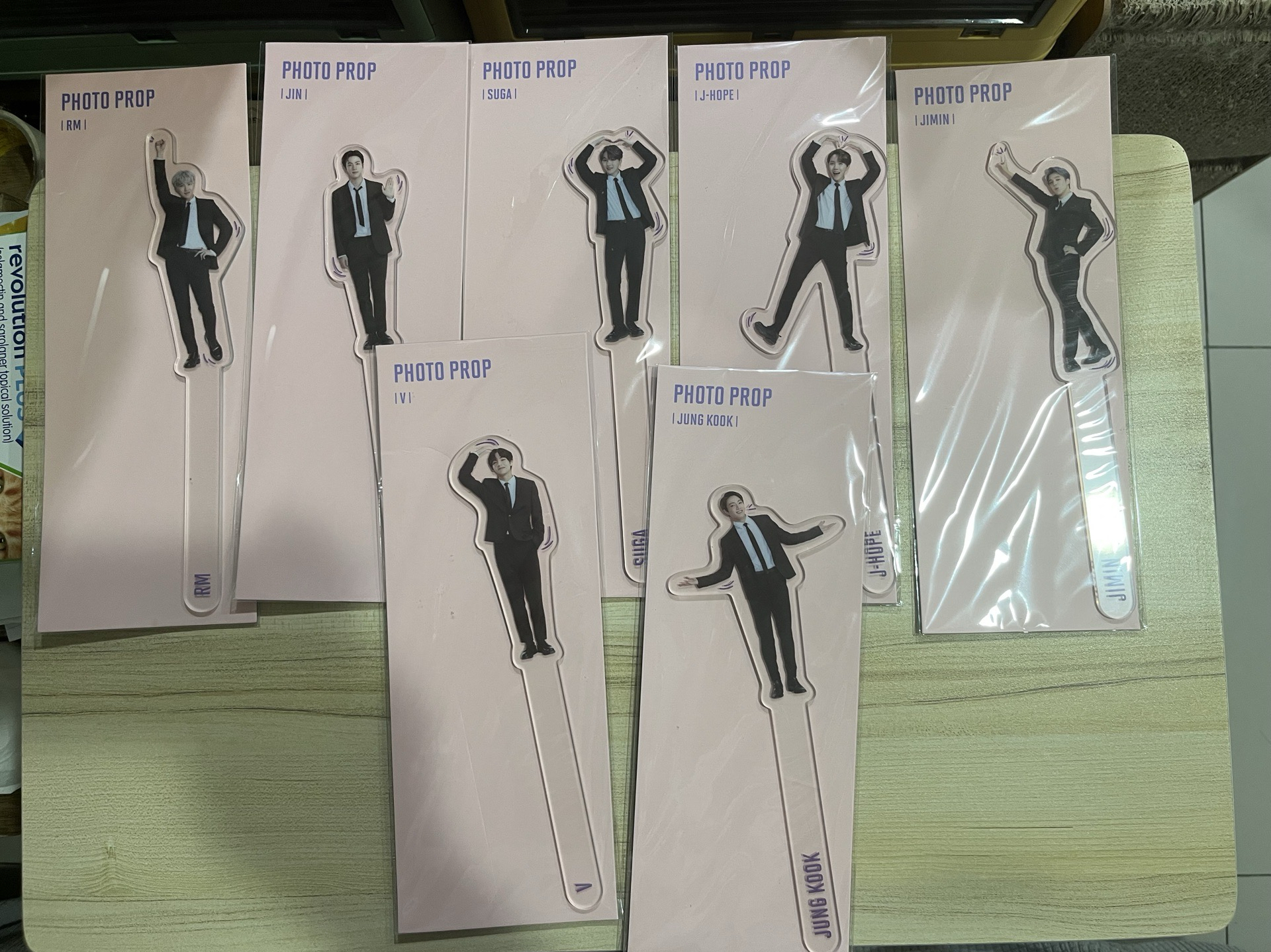 BTS BBC 拍照道具 打卡棒 整組不拆