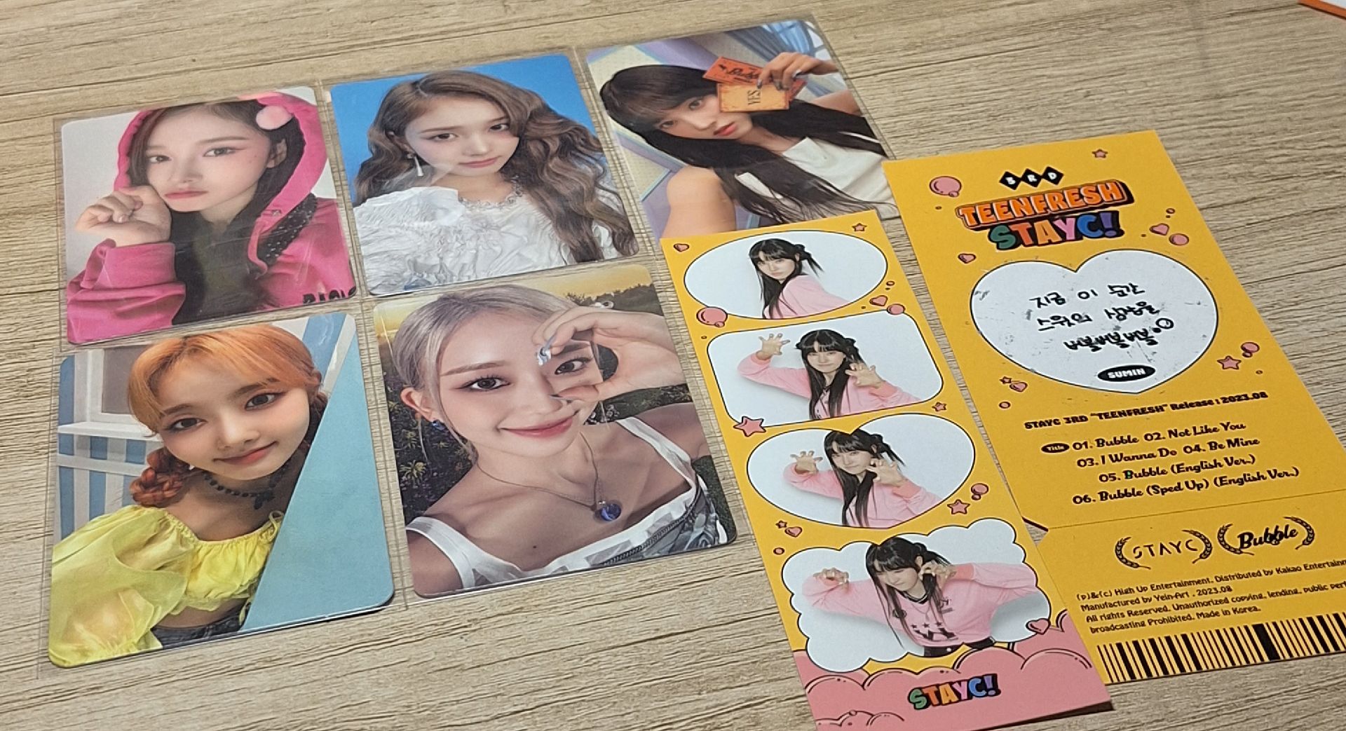 STAYC 泰迪熊 泡泡專卡