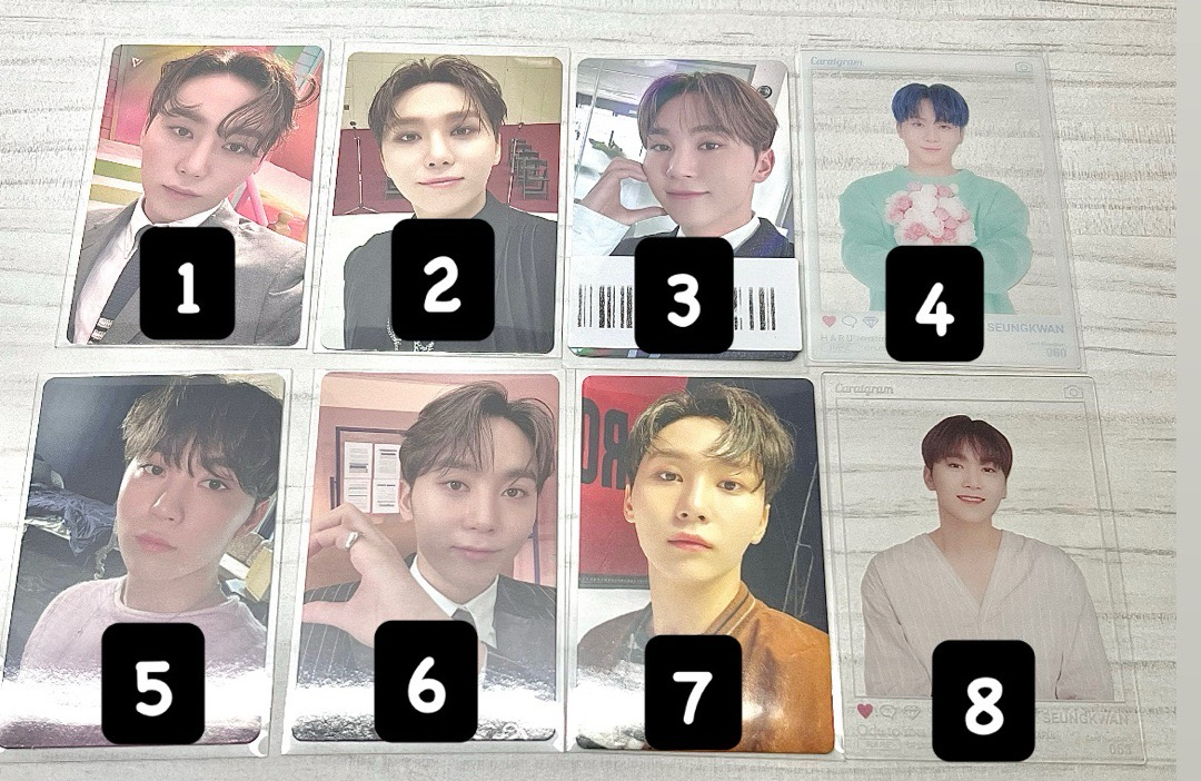 SEVENTEEN 夫勝寛 智能專卡 特典卡 日卡隨機卡