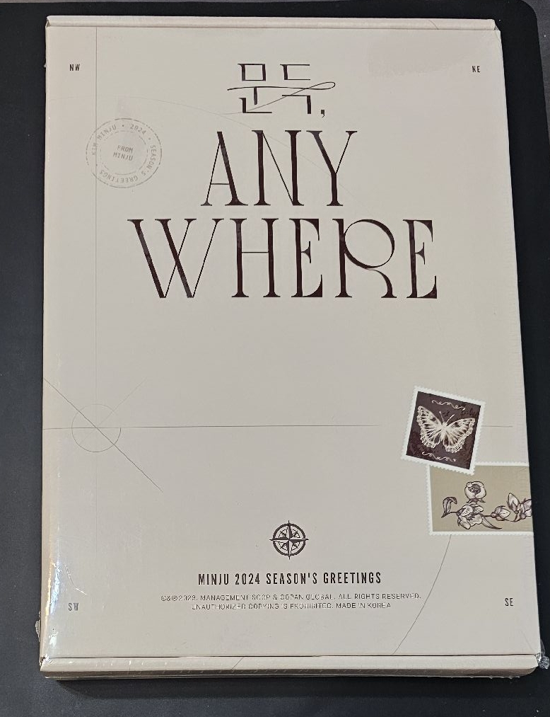 [現貨] 2024 金珉周年曆 ANY WHERE