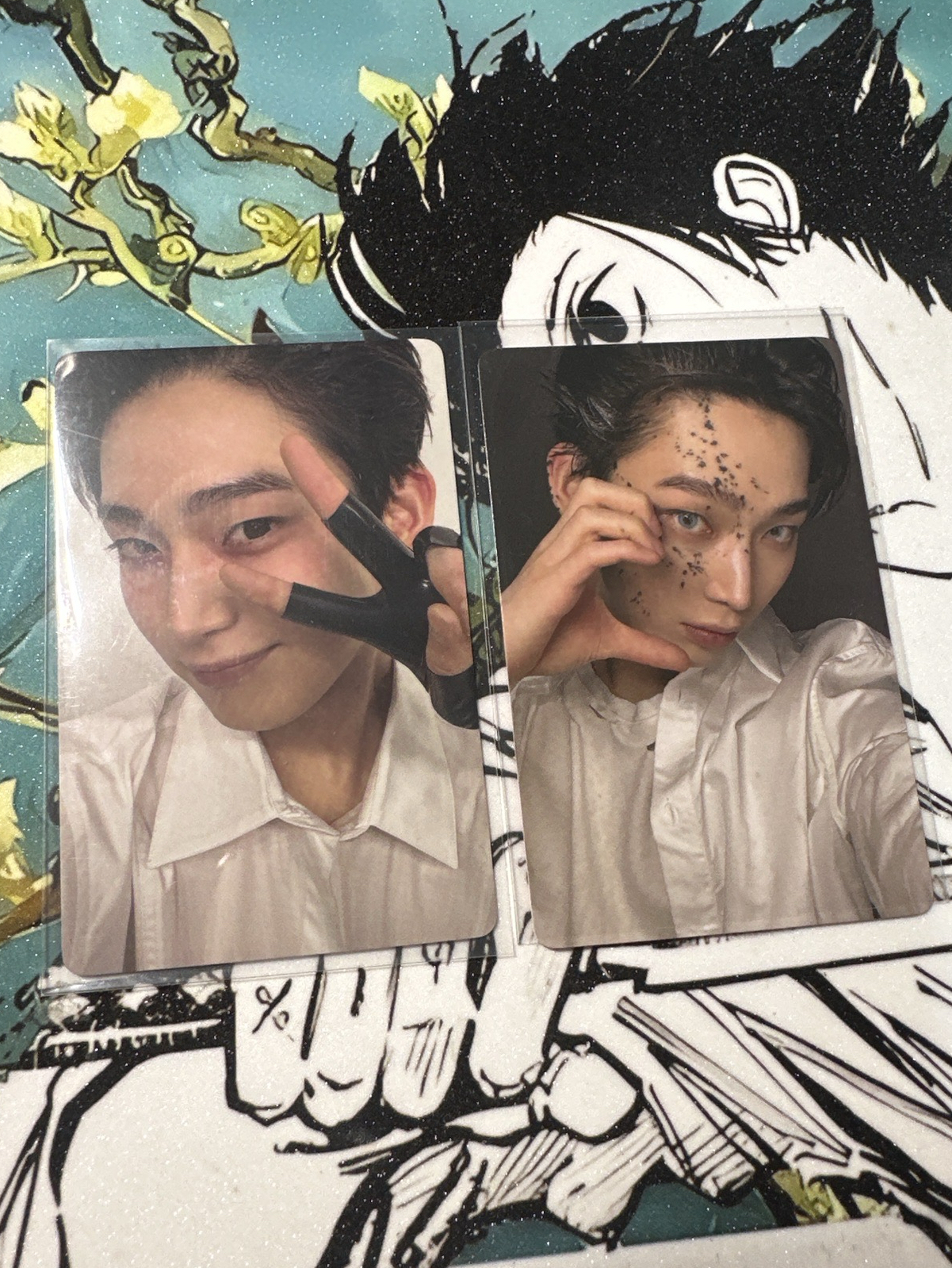 enhypen 金善禹 mini6 yzy2.0+yzy3.0視簽卡