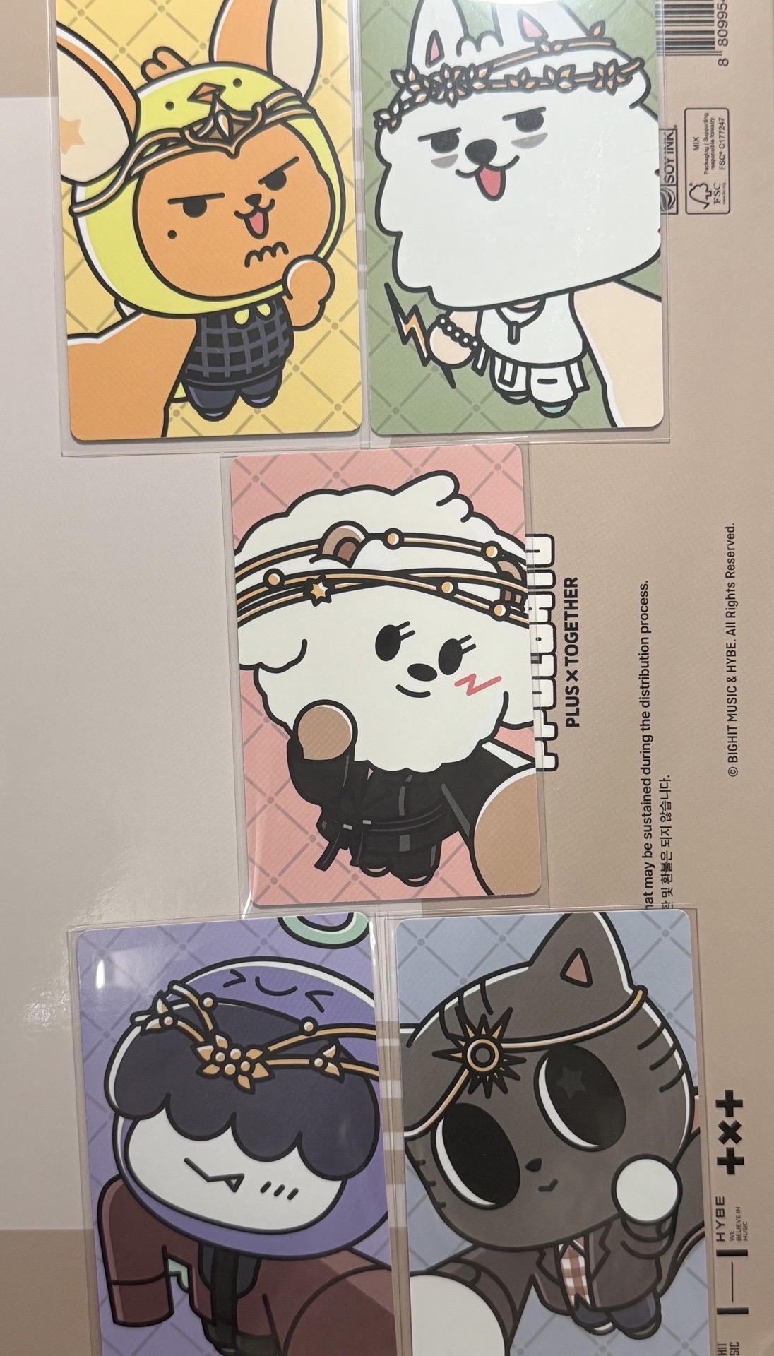 2026年曆 角巴兔小卡