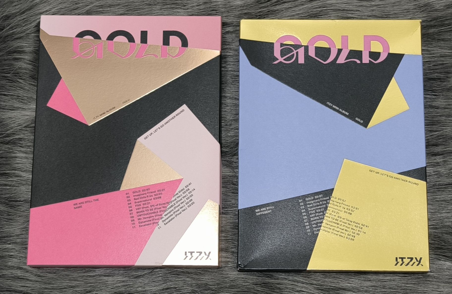 GOLD 專輯 粉版藍版 空專不拆