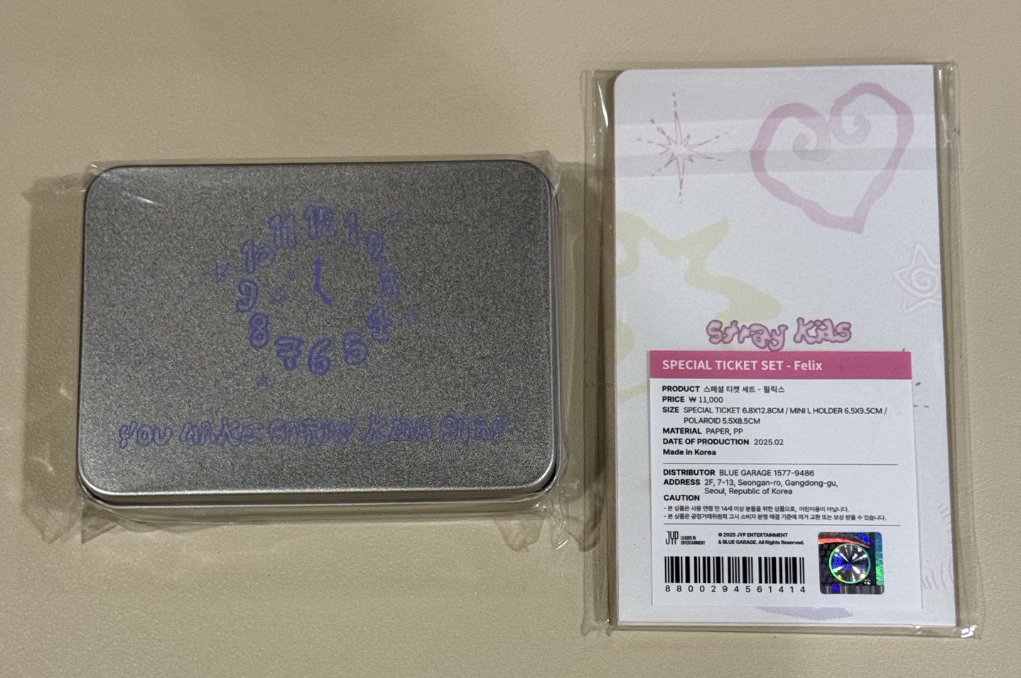 SKZ 5th FM 票卡組/拍立得鐵盒組