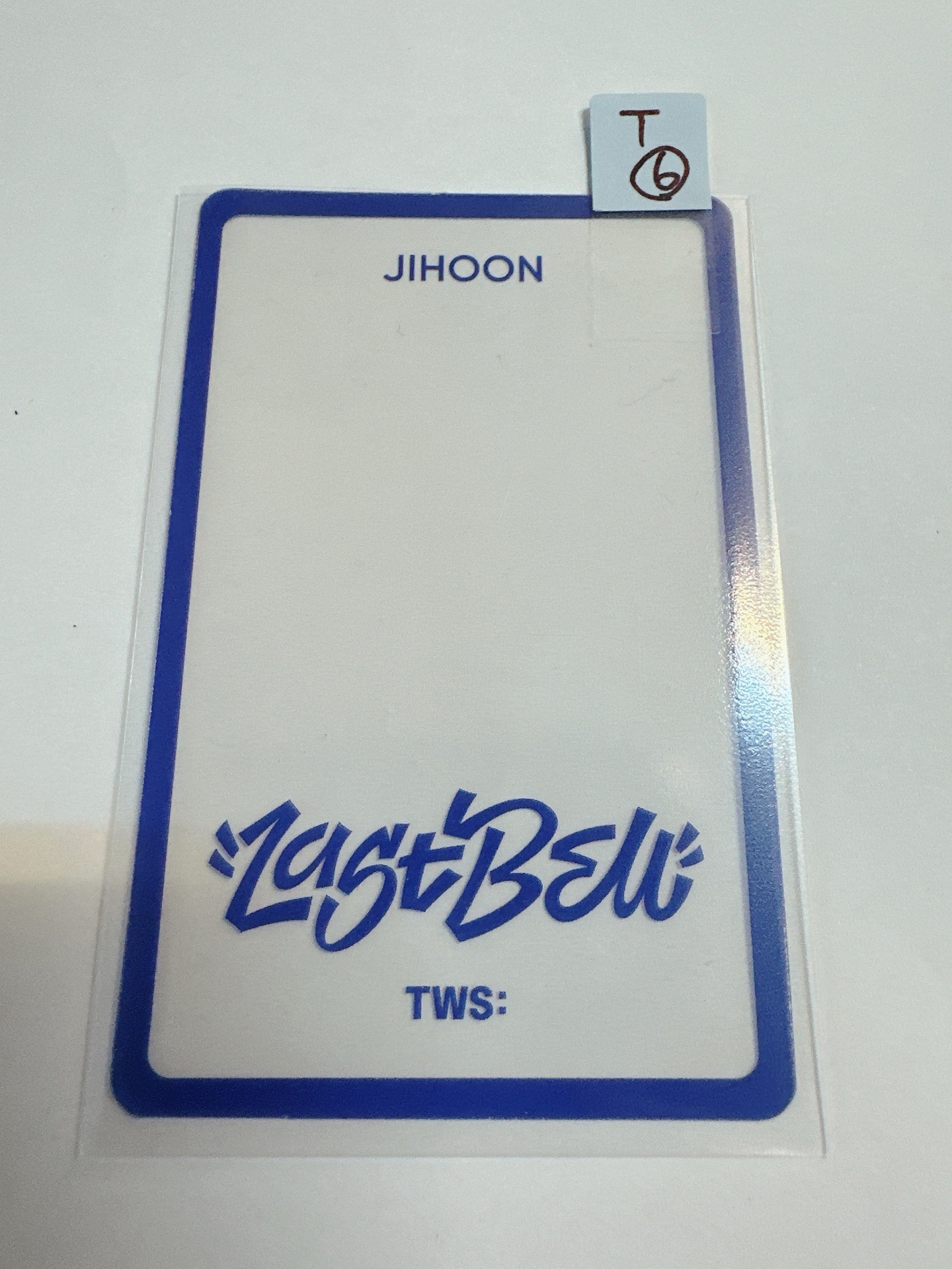 TWS 首張單曲特典-韓志薫（含透卡膜）