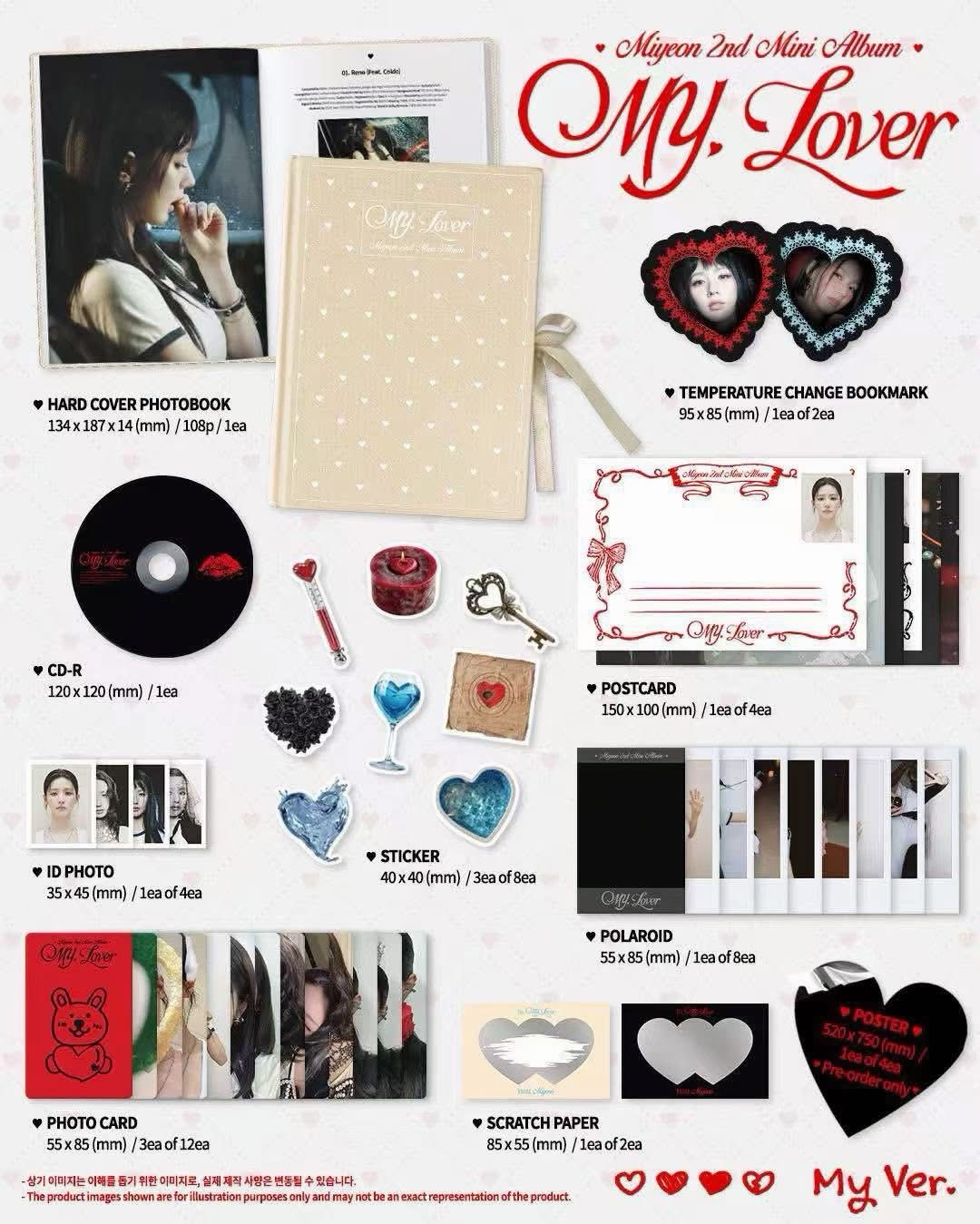 i-dle MIYEON solo2 MY.Lover 專輯 未拆專