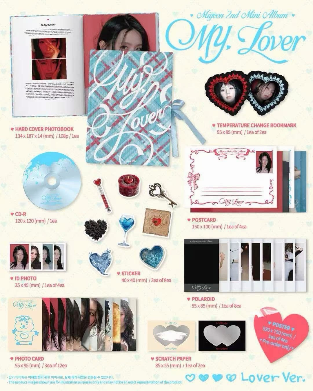i-dle MIYEON solo2 MY.Lover 專輯 未拆專