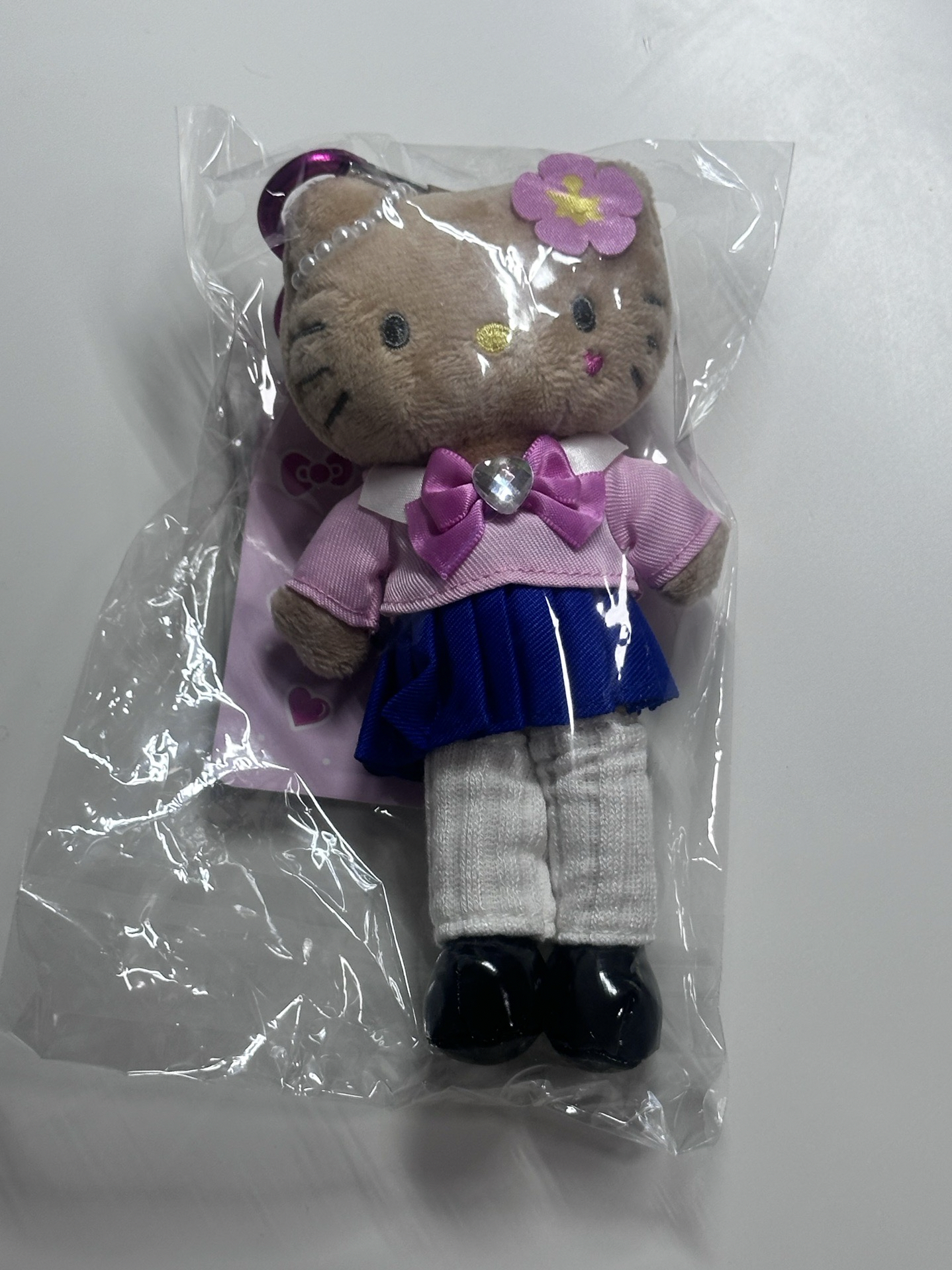 三麗鷗 黑皮制服長腿kitty