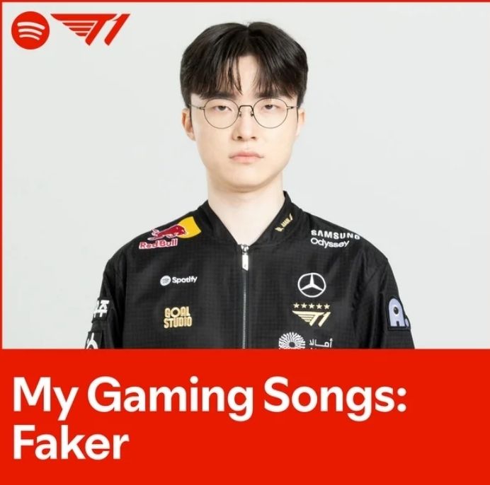 Faker t1主場日spotify限定nfc小卡