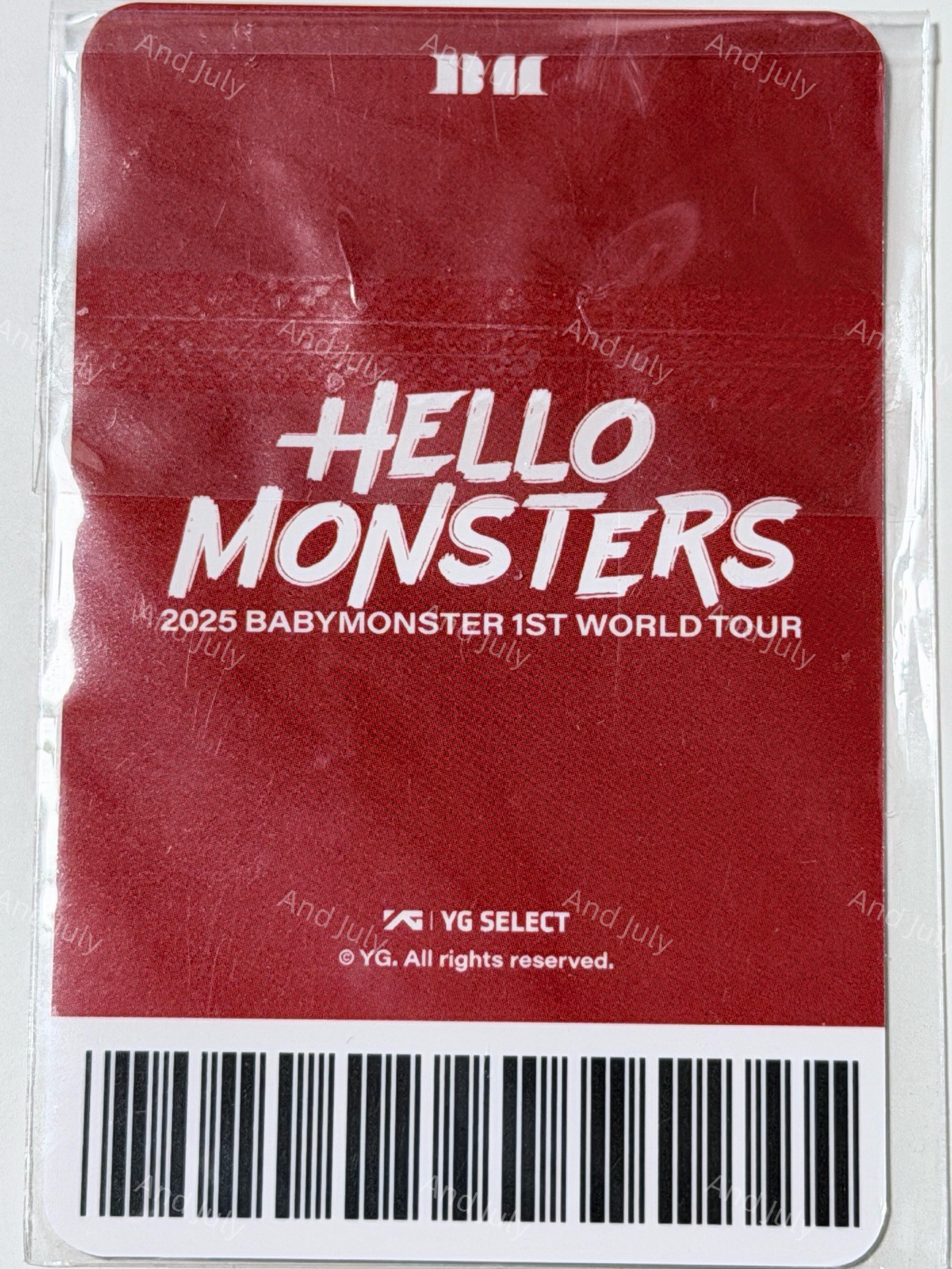 BABYMONSTER 首爾場周滿額 SET(8p)