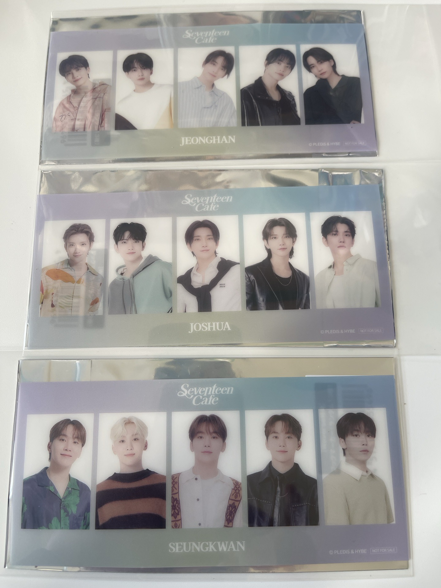 2025 SVT CAFE 線上滿額禮（三張合售）