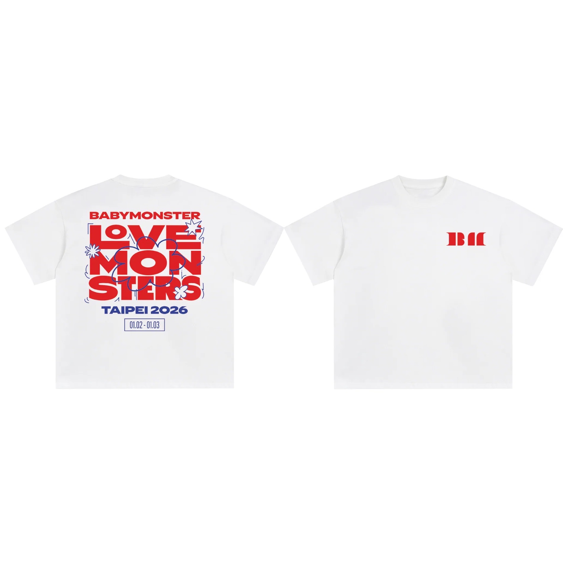 Love Monsters 台北限定短T-白色L號現貨