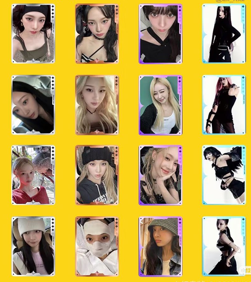 迷你五 星光卡各成員1-4星set 中背