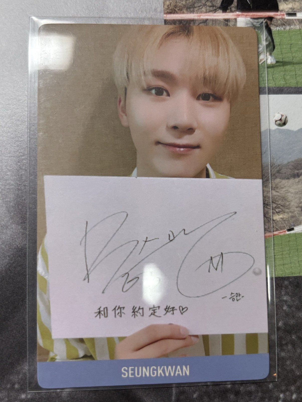 夫勝寛 華納台灣限定手寫卡