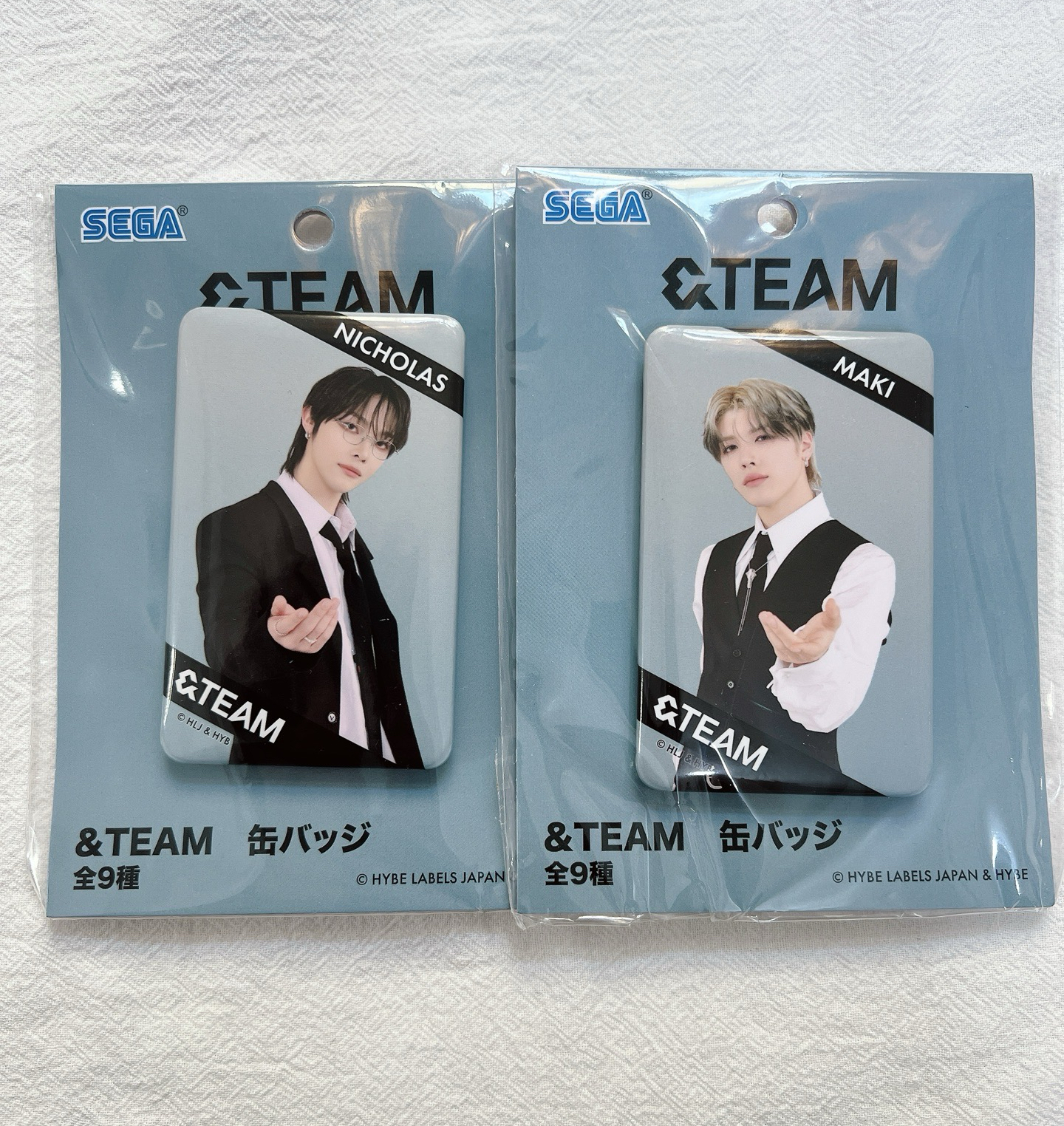 &TEAM SEGA 方形徽章