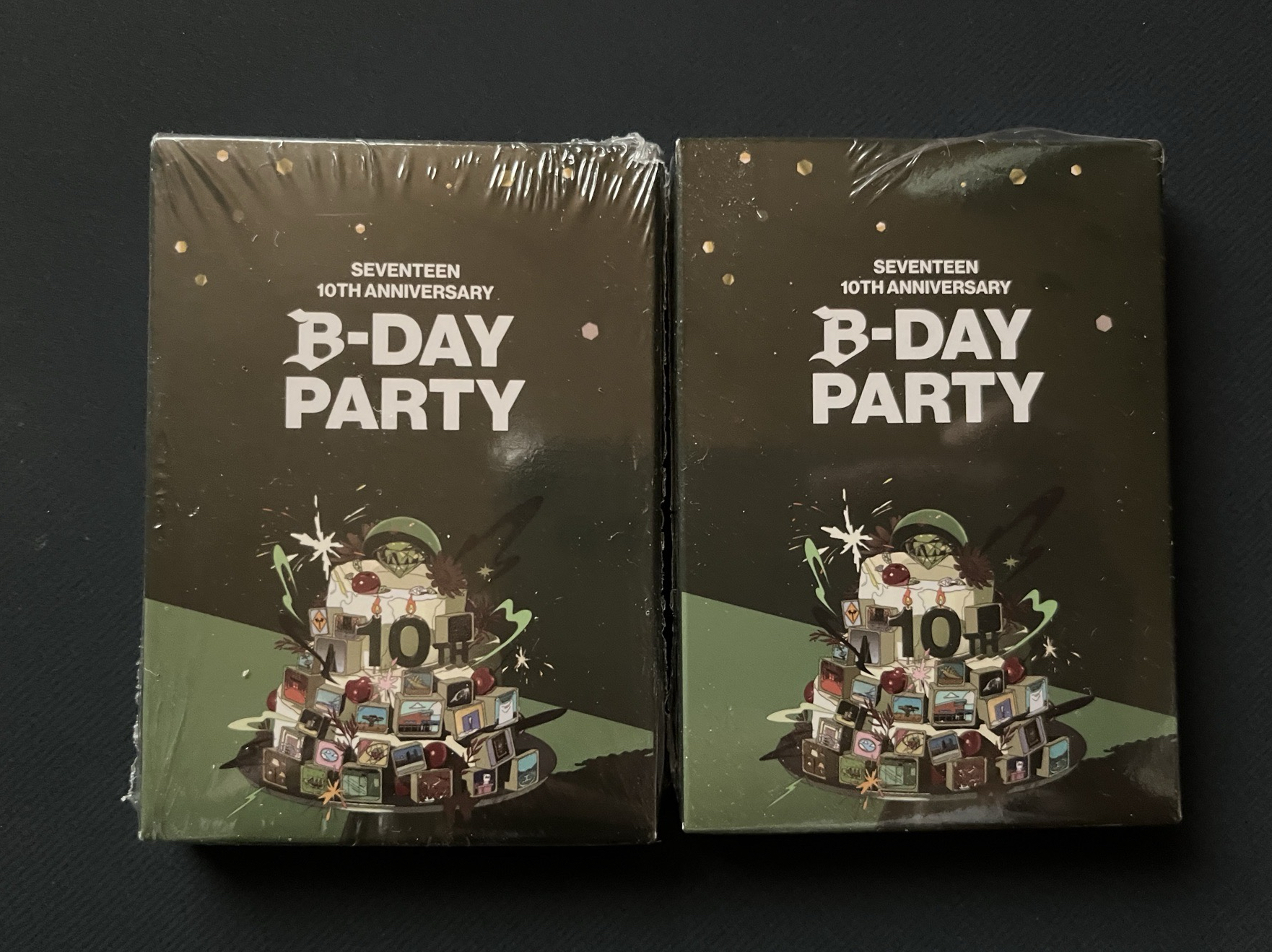 seventeen 10週年集章卡