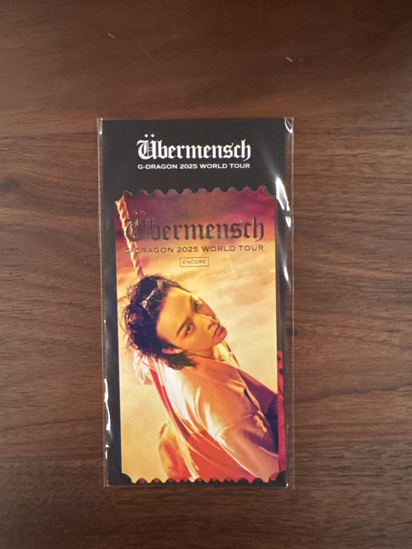 權志龍 GD 2025 11月 台北場票根