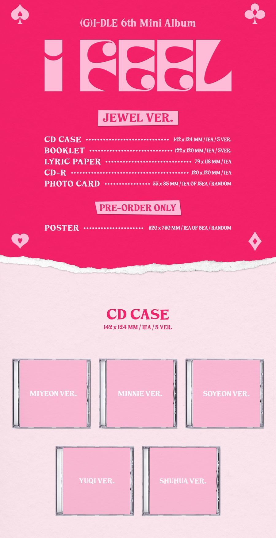 JC單封版 專輯配置