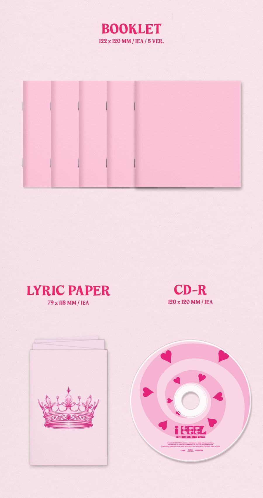 JC單封版 專輯配置