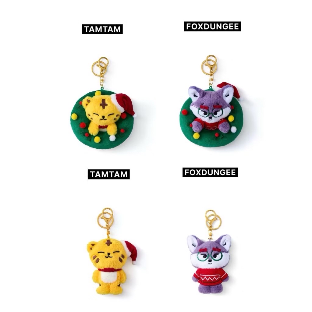 [ 現貨 ] SVT Seventeen Miniteen 聖誕花圈 鑰匙圈