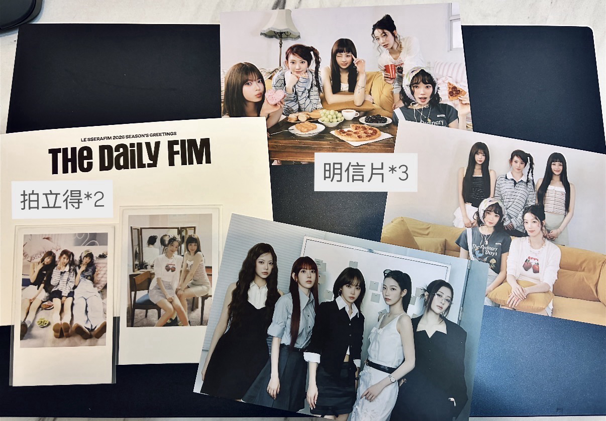 FIM 26年曆拍立得+明信片整組 現貨