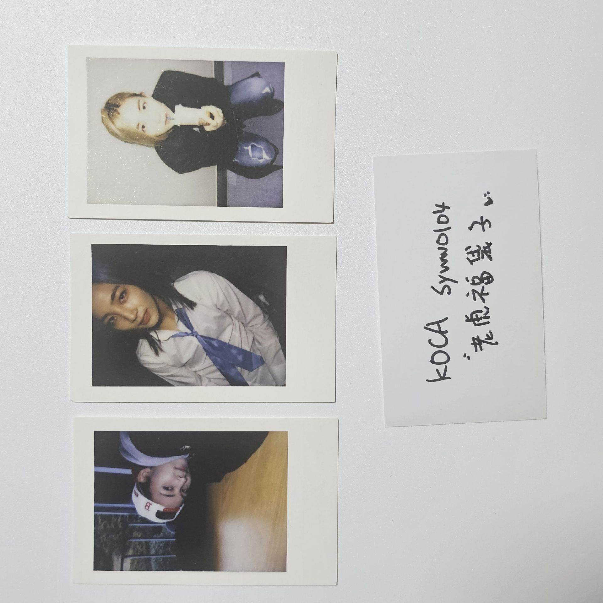 15’BOYS WISH 周邊卡 A ver 閃鑽拍立得鐵盒卡 淨漢