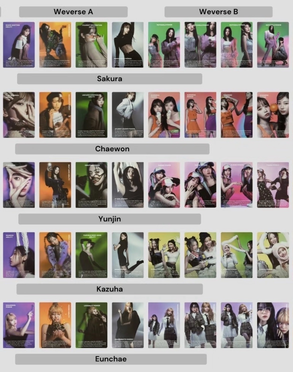 🖤LE SSERAFIM｜電子專set