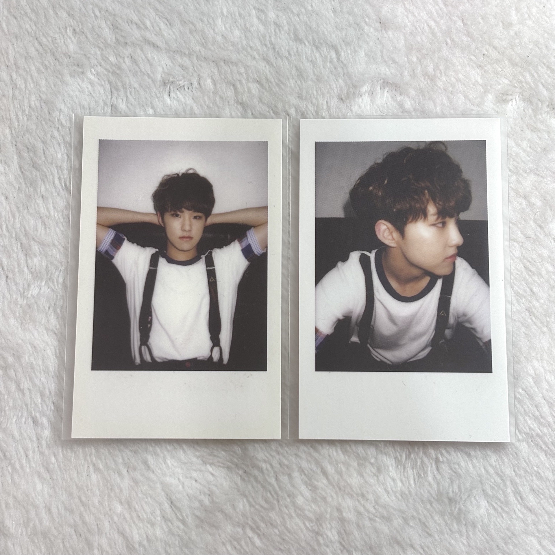 2016 閃鑽拍立得 權順榮 hoshi 吊帶褲幼虎 一組兩張