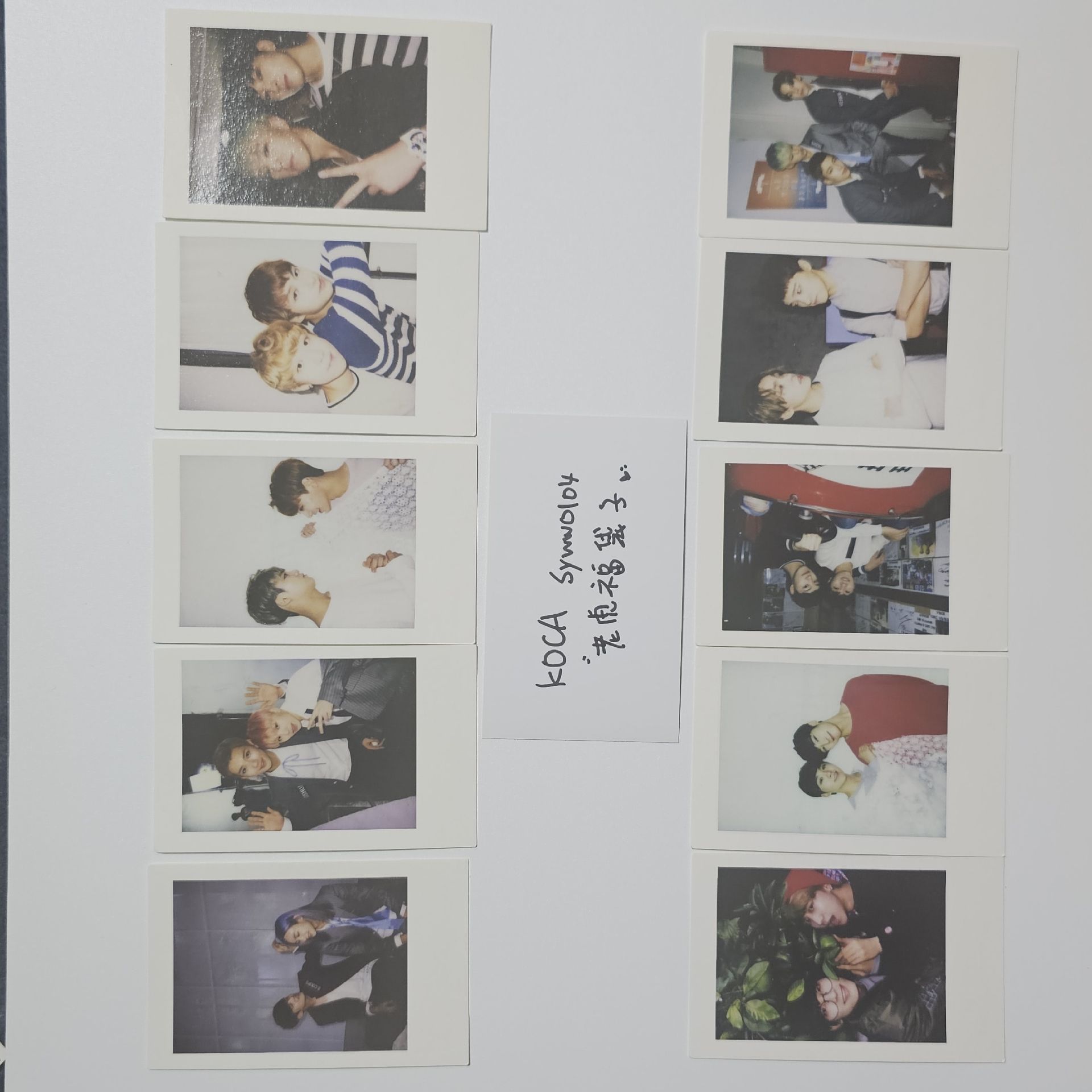 15’BOYS WISH 周邊卡 A ver 閃鑽拍立得鐵盒卡 雙人/多人 合照