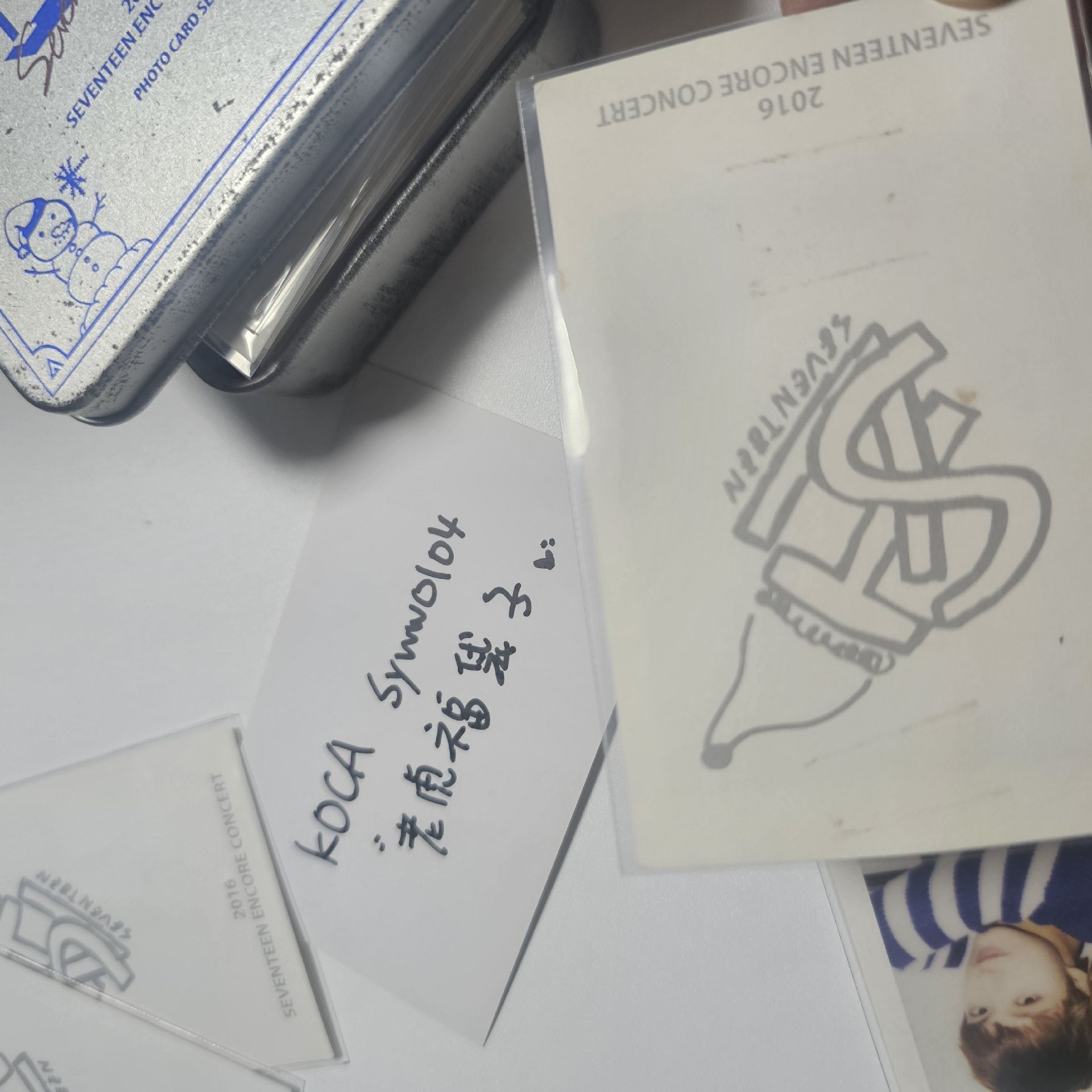 15’BOYS WISH 周邊卡 A ver 閃鑽拍立得鐵盒卡 HOSHI