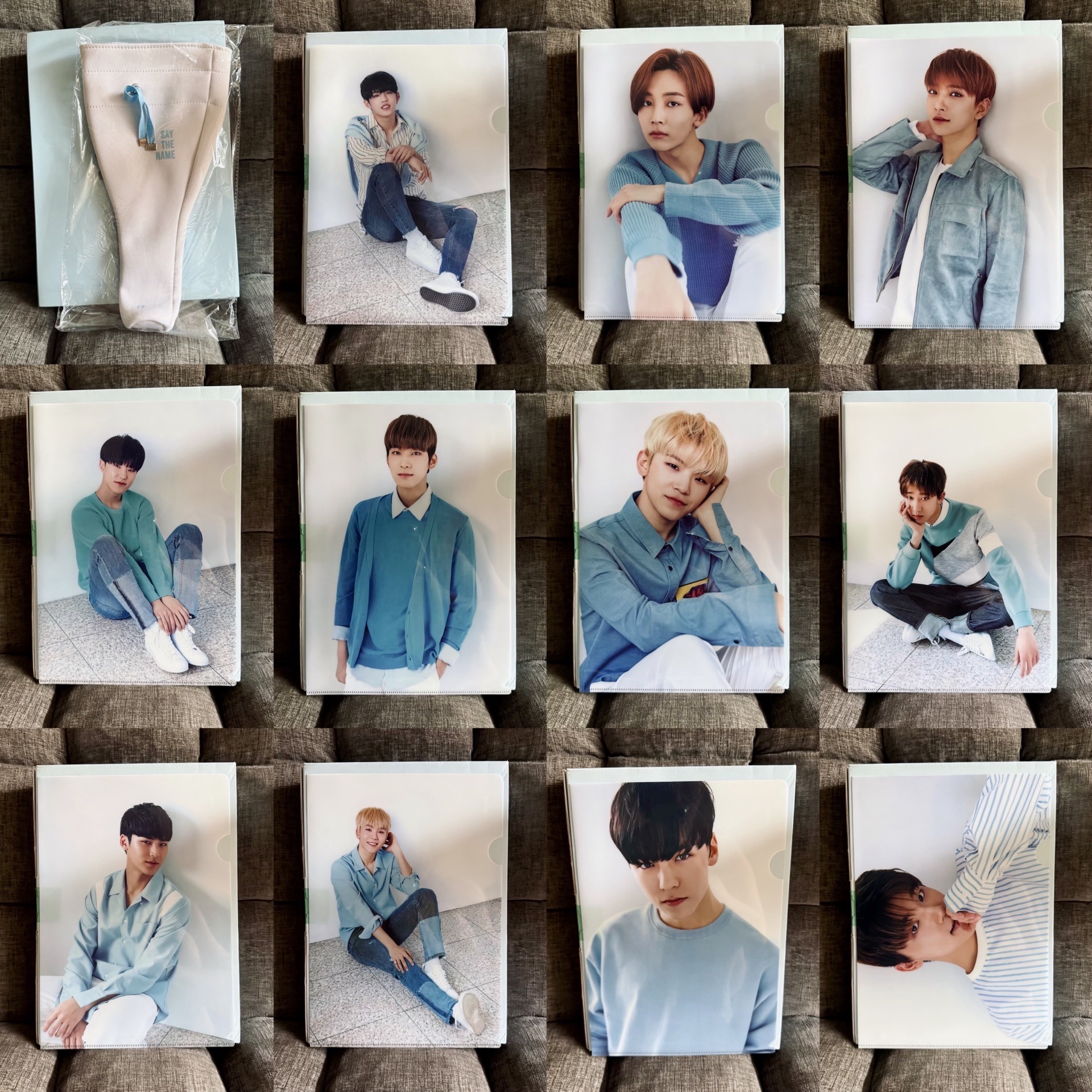 seventeen二期會員禮 單人A4資料夾