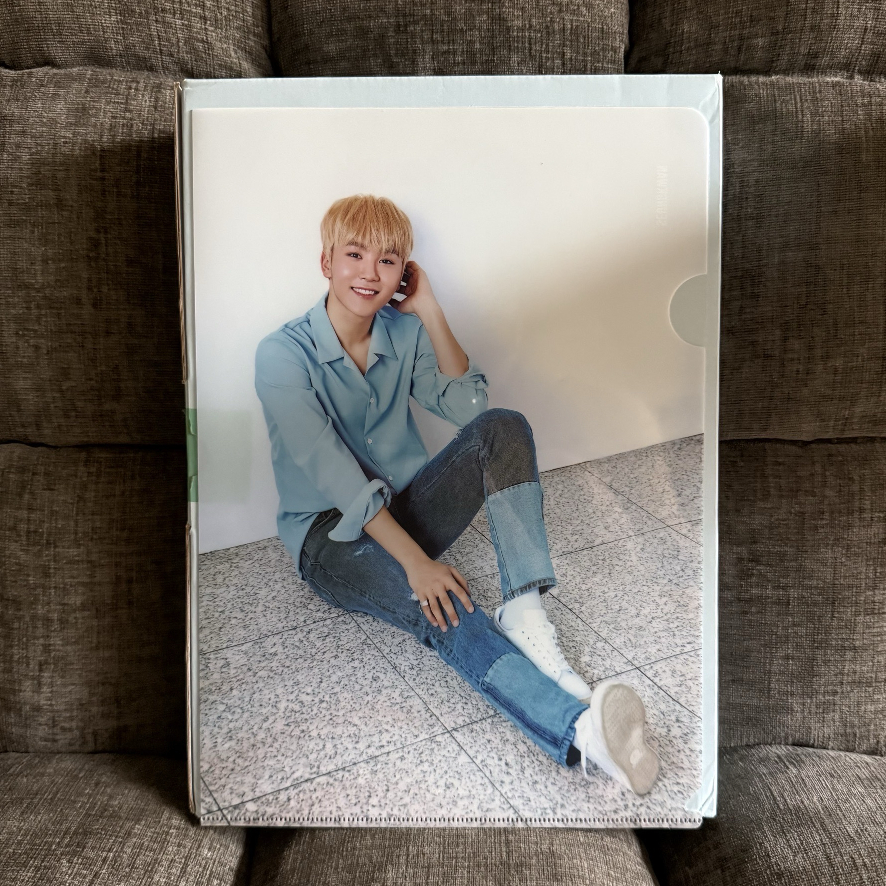 seventeen二期會員禮 單人A4資料夾