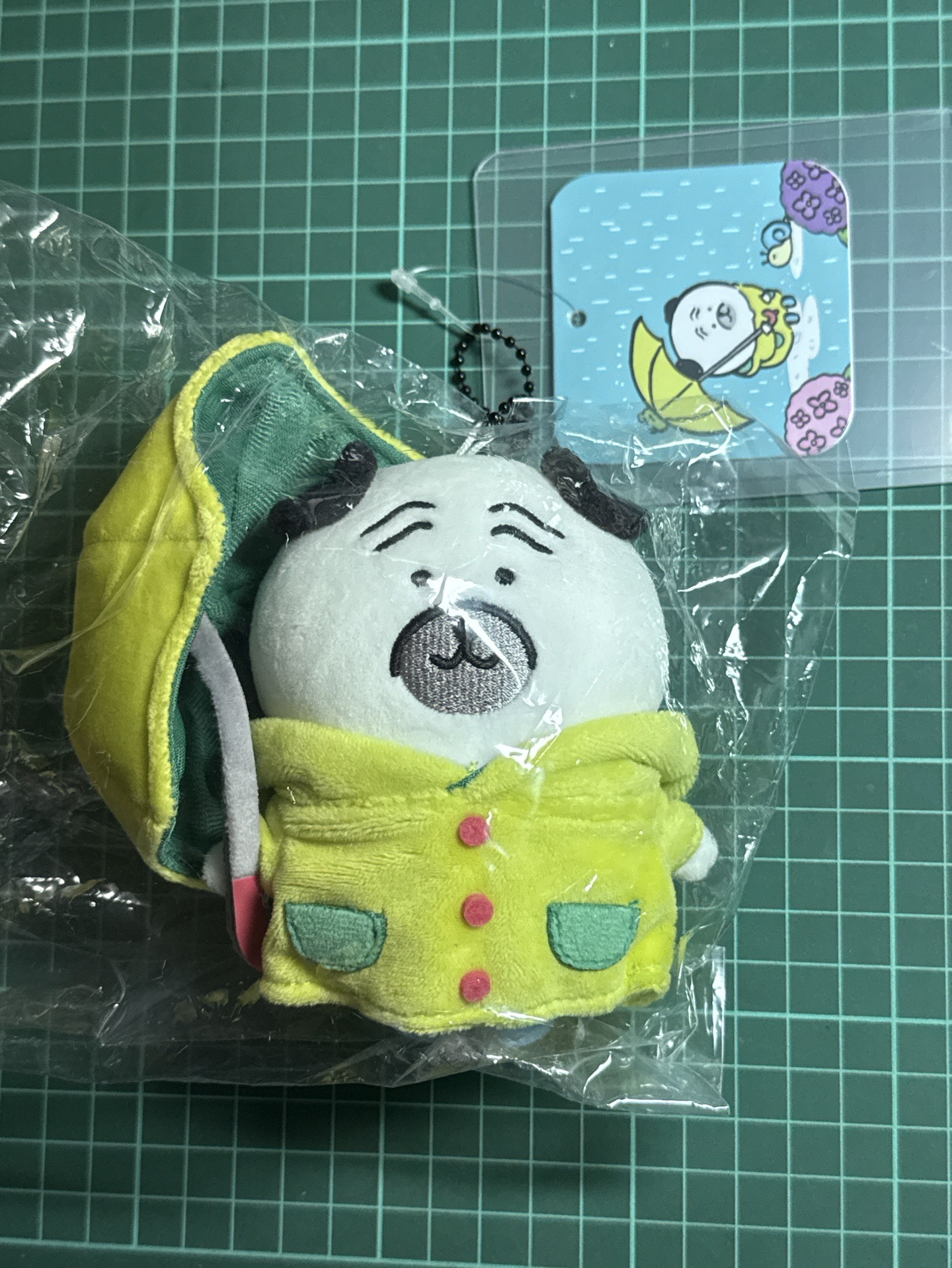 雨衣八哥 吊飾娃