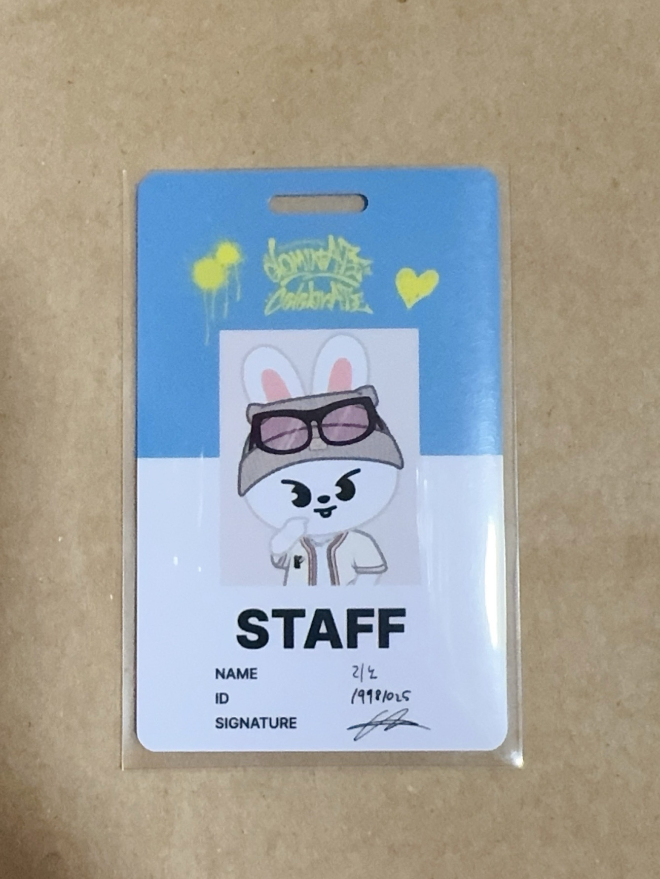 SKZ LEEKNOW 李旻浩 快閃入場卡 識別證 李畢 Leebit