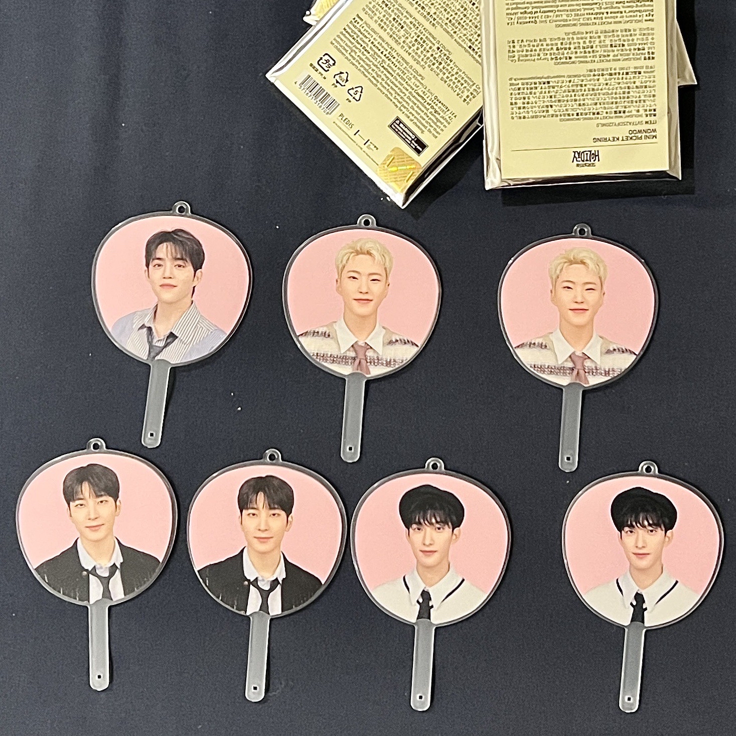 崔櫻桃🍒 權老虎🐯 全狐狸🦊 李狗狗🐶 25‘FM HOLIDAY 鑰匙圈吊飾 無動作小扇