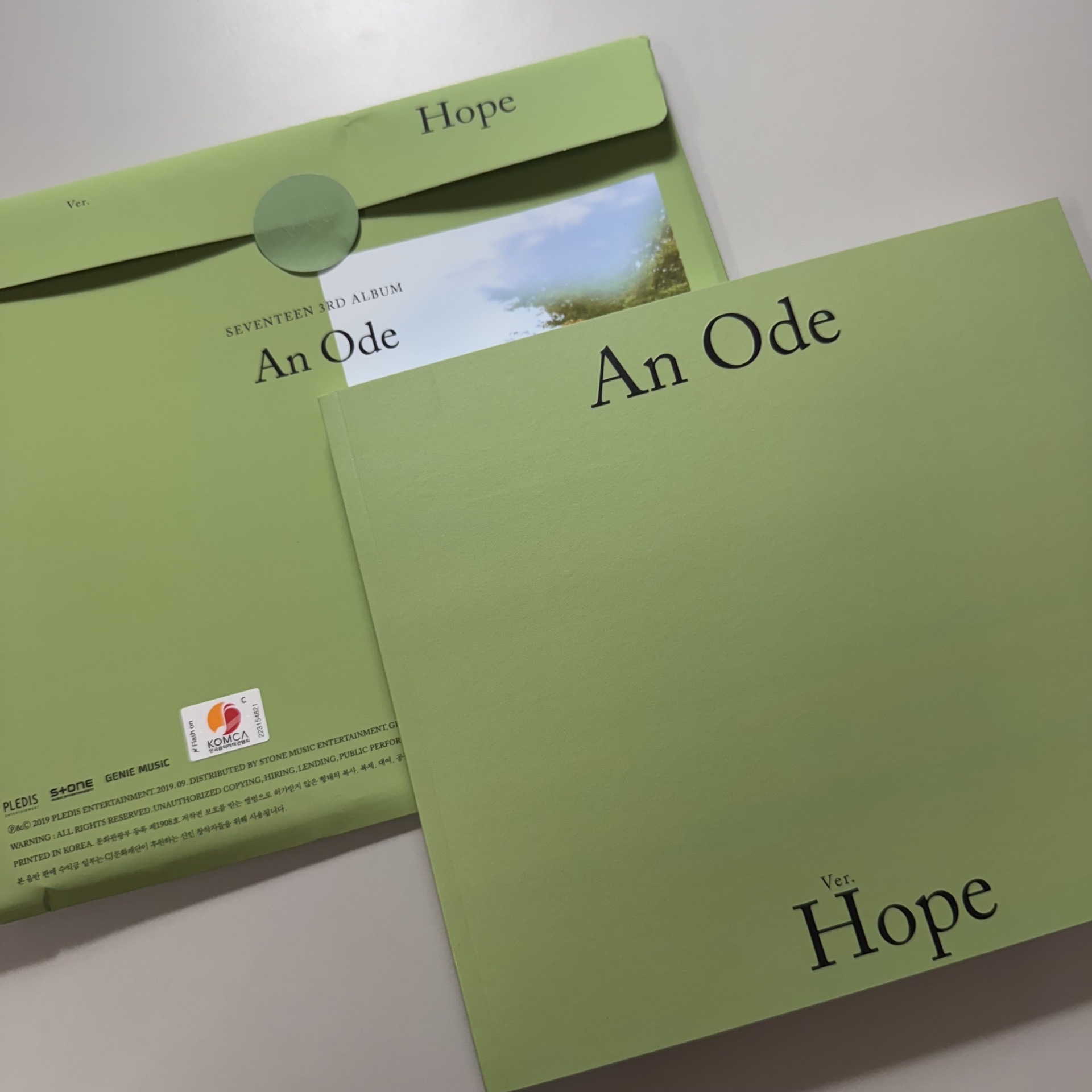 SVT An Ode 綠專 空專 小寫真（俊/八/率）