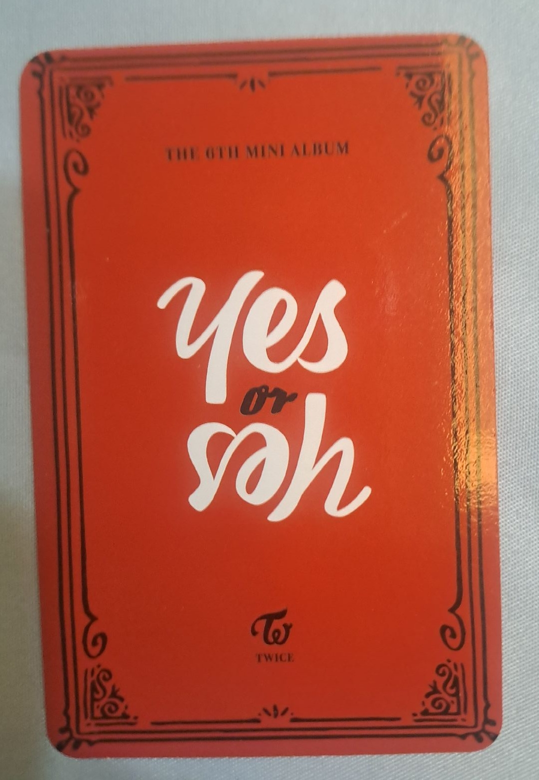 twice yes or yes志效小卡