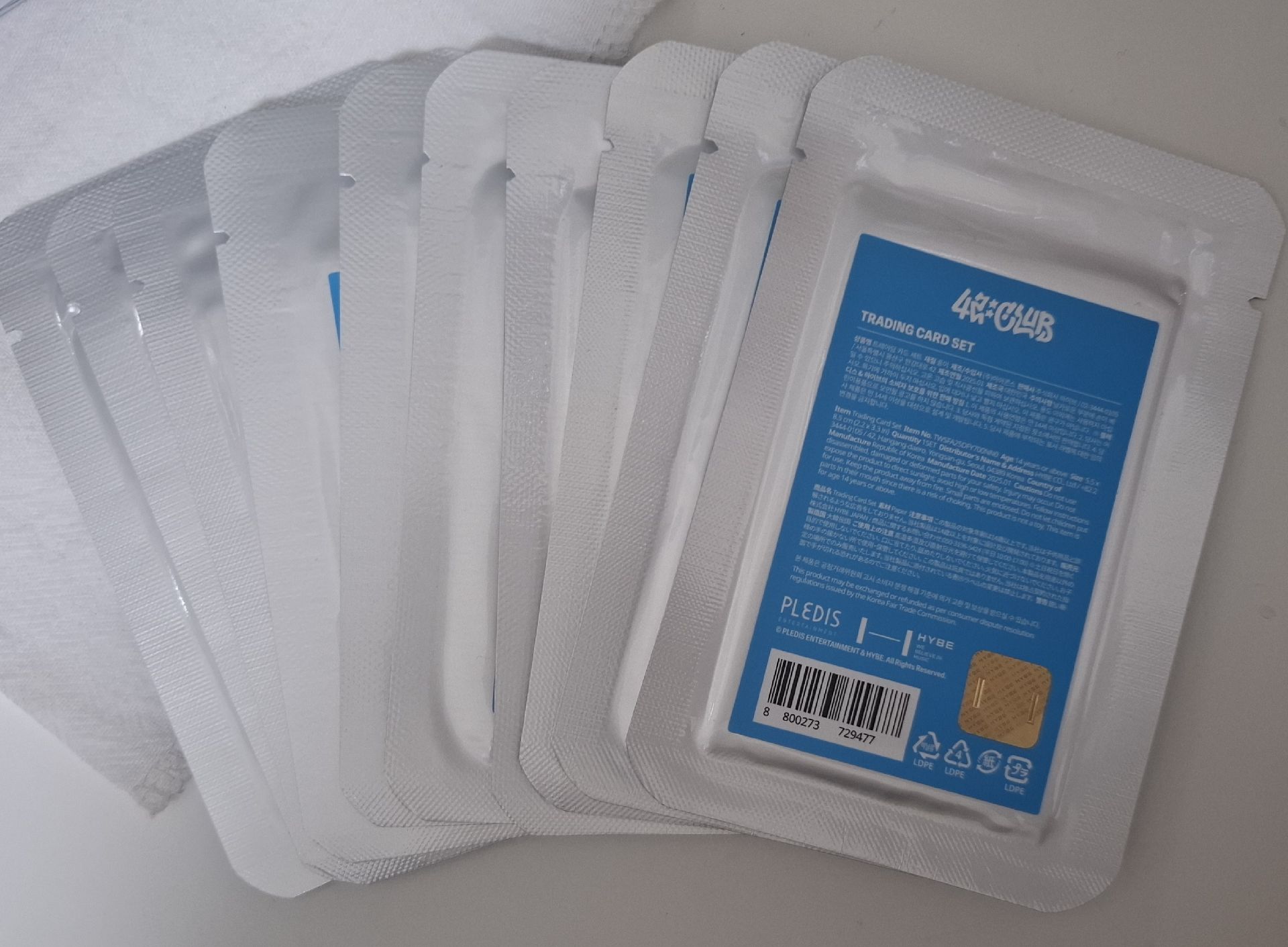 TWS 25年韓國fm 未拆隨機卡包 10包