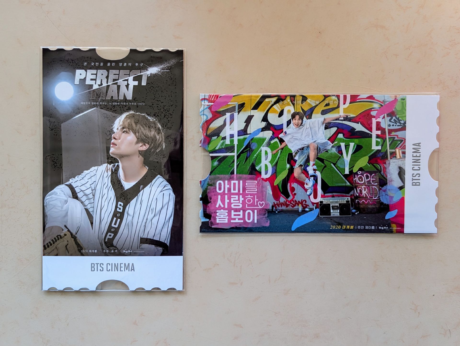 ARMY 2019六期會員禮_票卡(SUGA, J-HOPE)